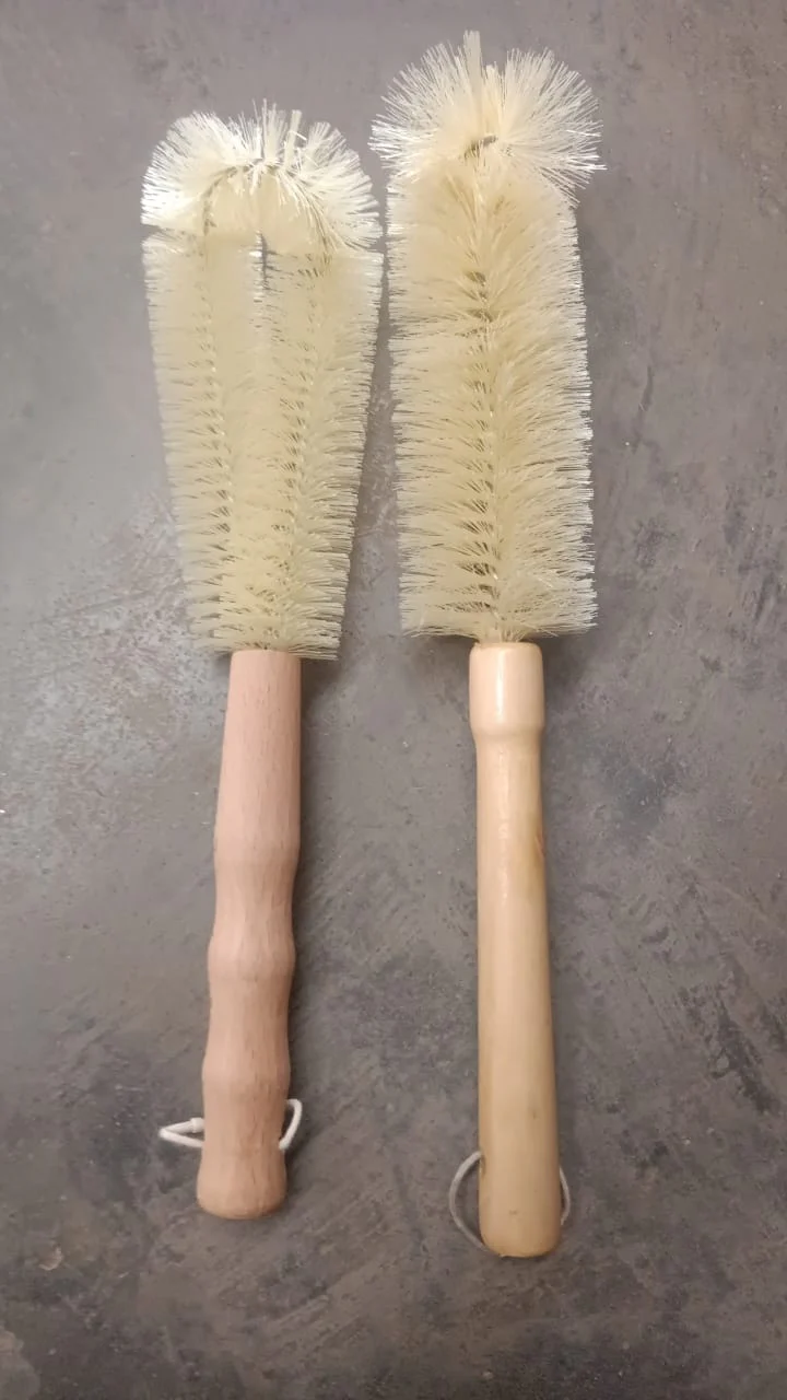 13 inch Bottle Brush, Bristle Brush with Wood Handle - Image 7