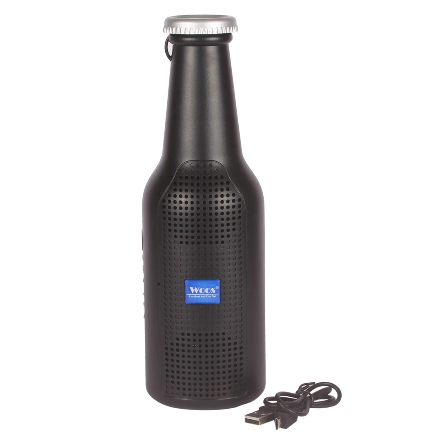 Bottle-Shaped Wireless Bluetooth Speaker with FM, USB & AUX Support - Image 4