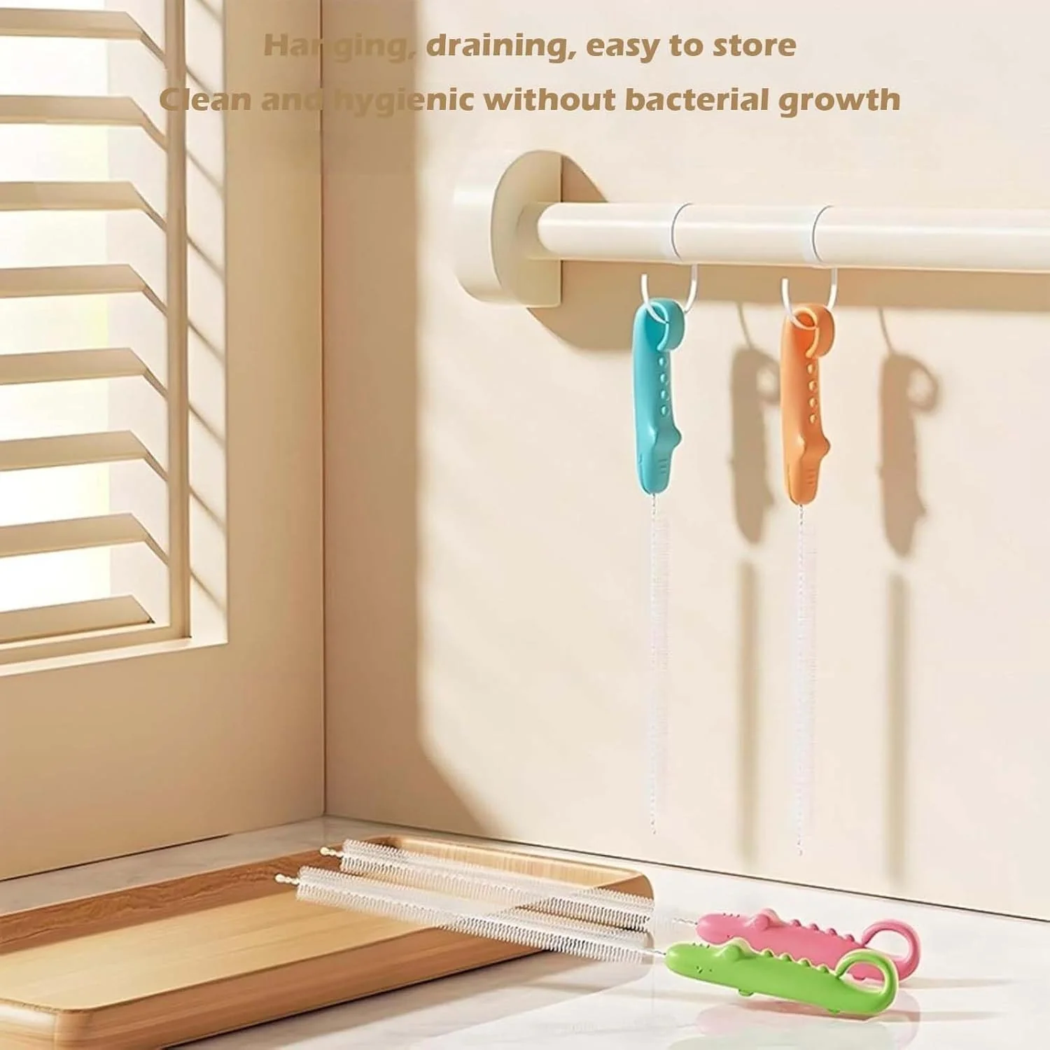 Bottle Spout Cleaning Brush with Ergonomic Handle (1 Pc / 22 Cm Long) - Image 3