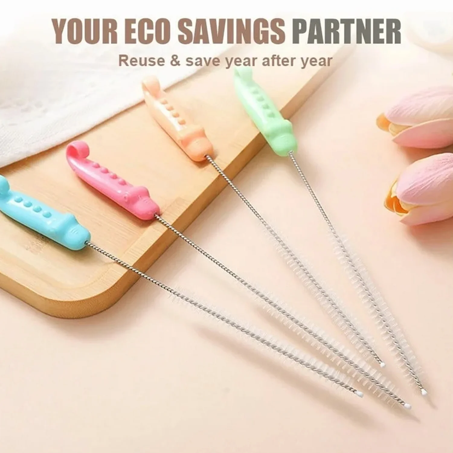 Bottle Spout Cleaning Brush with Ergonomic Handle (1 Pc / 22 Cm Long) - Image 6