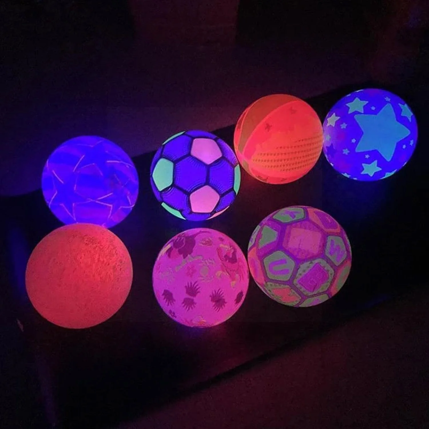 Bouncy Stress Reliever Fun Play Led Rubber Balls for Kids (1 Pc Only) - Image 3