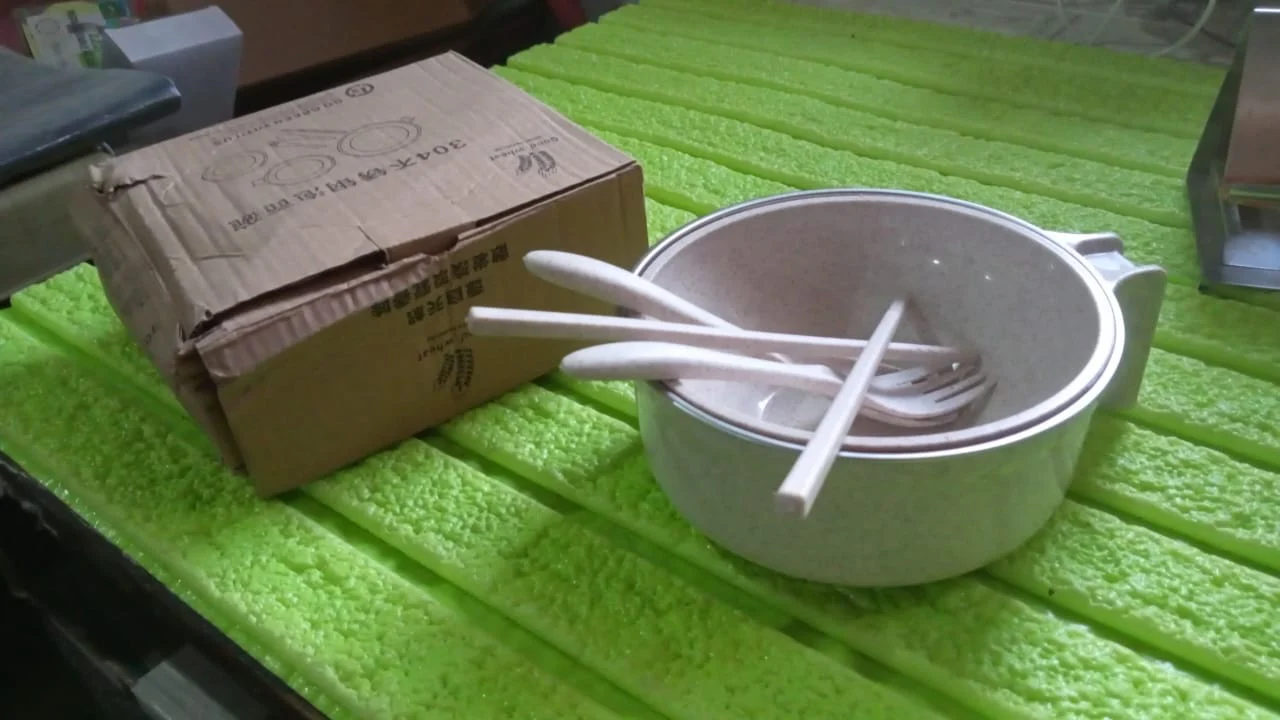 Rice Bowl Noodle Set – 6 Pcs with Lid, Handle & Cutlery - Image 9