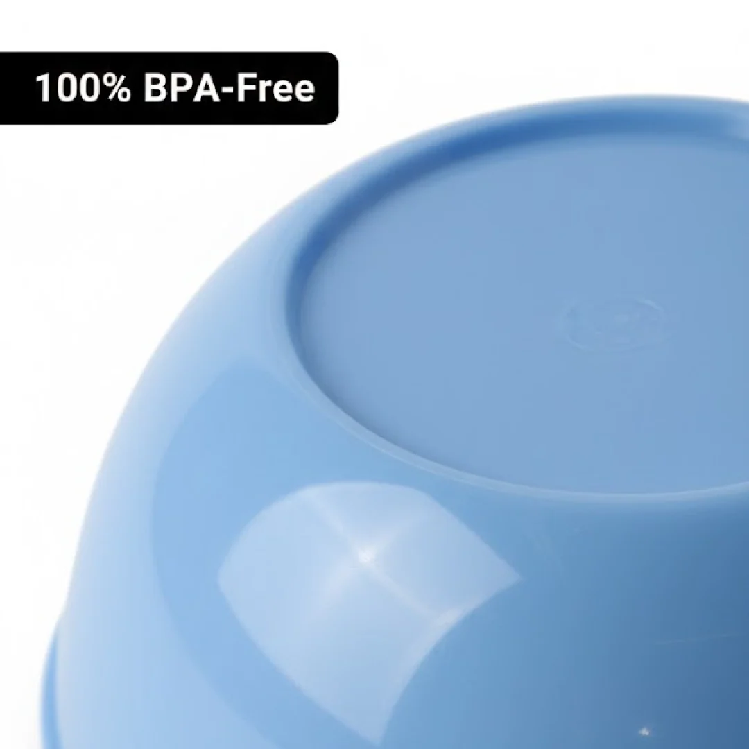 BPA Free Plastic Bowl Set for Cereal Salad Rice Soup Pasta Snack 3 Pc - Image 7