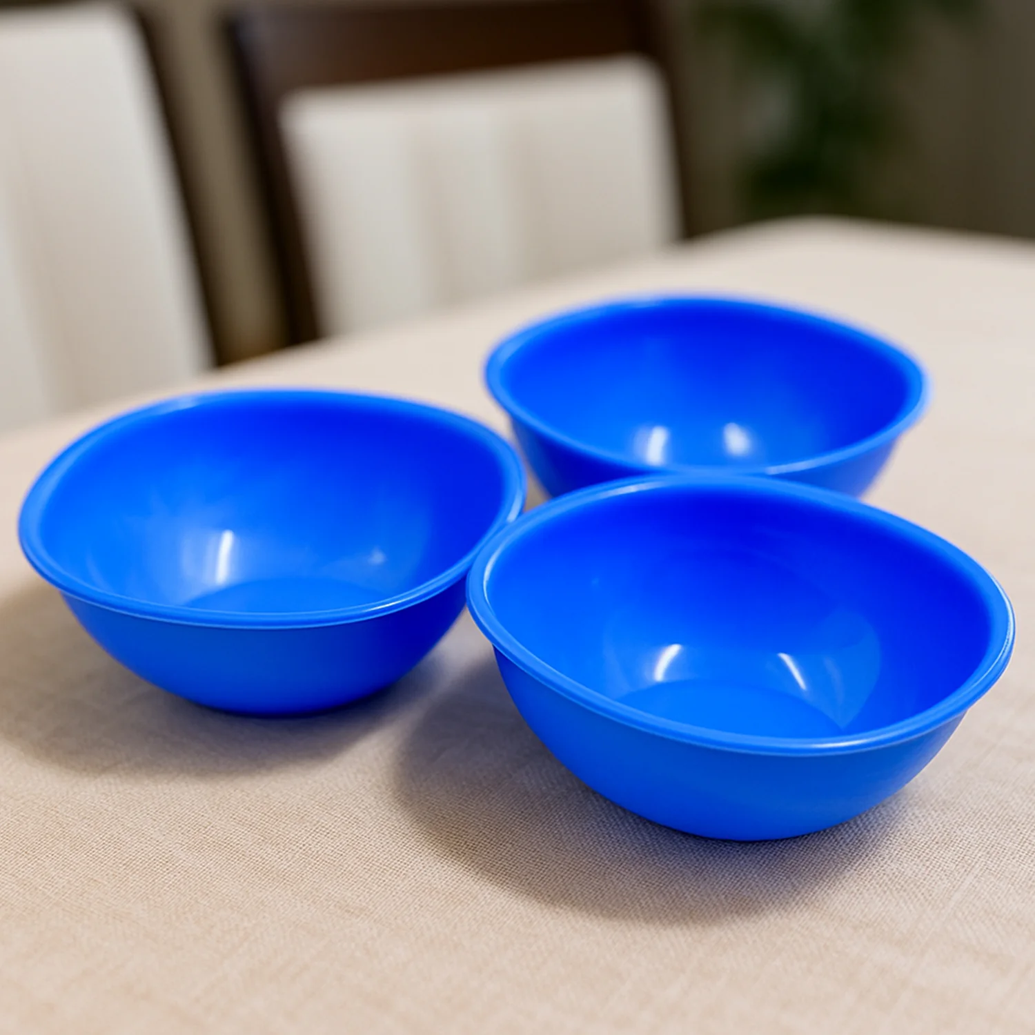 BPA Free Plastic Bowl Set for Cereal Salad Rice Soup Pasta Snack 3 Pc - Image 9
