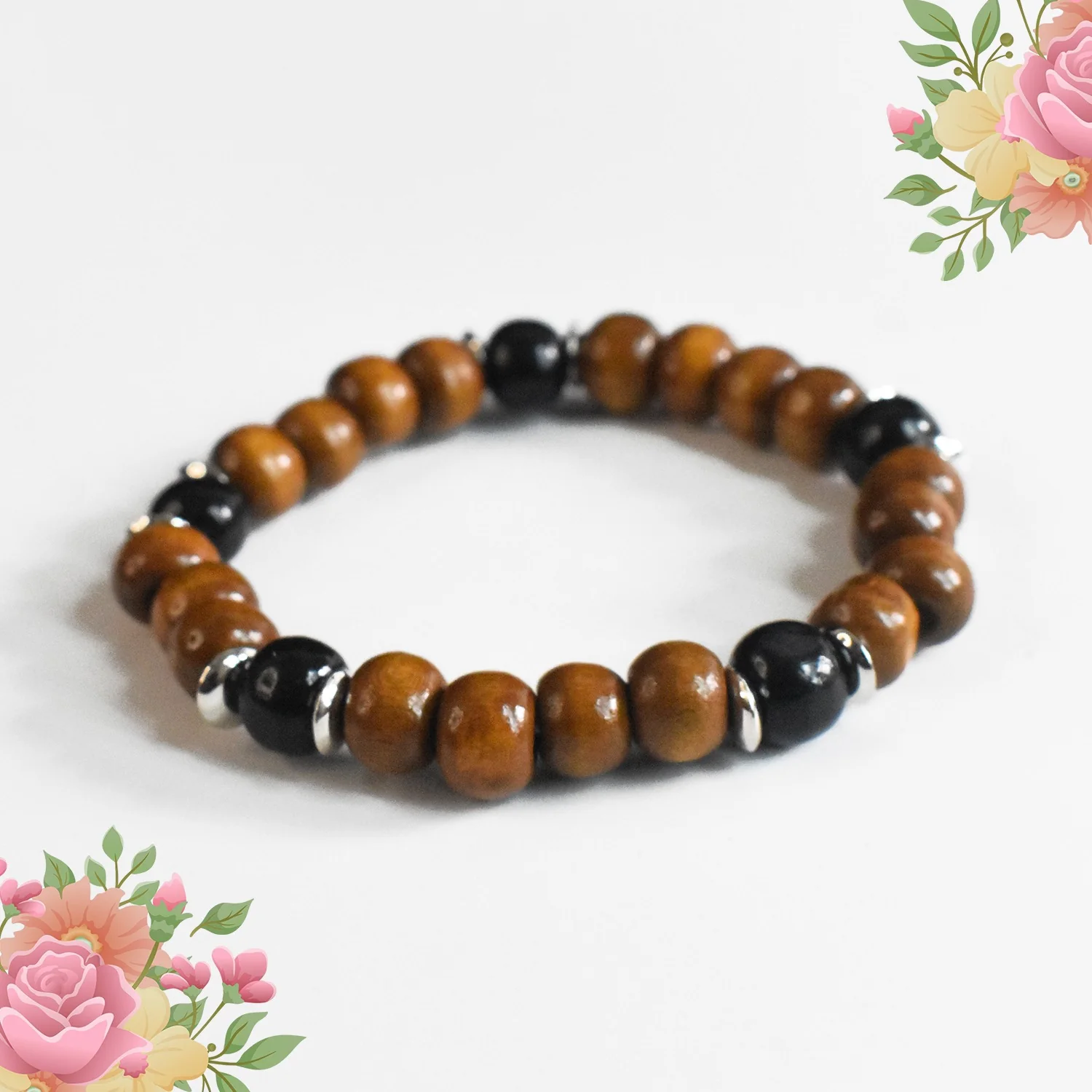 Bracelet for Women Men Eye  Bracelets on Hand Healing Reiki Bead Crystal Bangles - Image 2