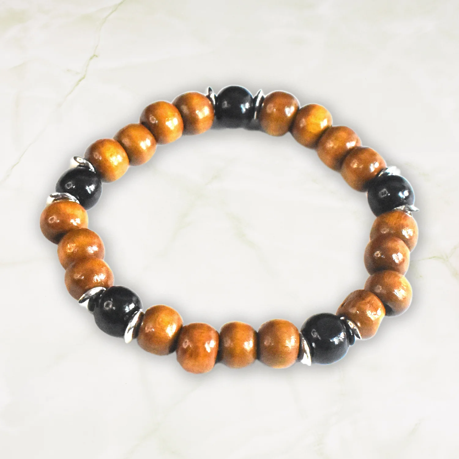 Bracelet for Women Men Eye  Bracelets on Hand Healing Reiki Bead Crystal Bangles - Image 4