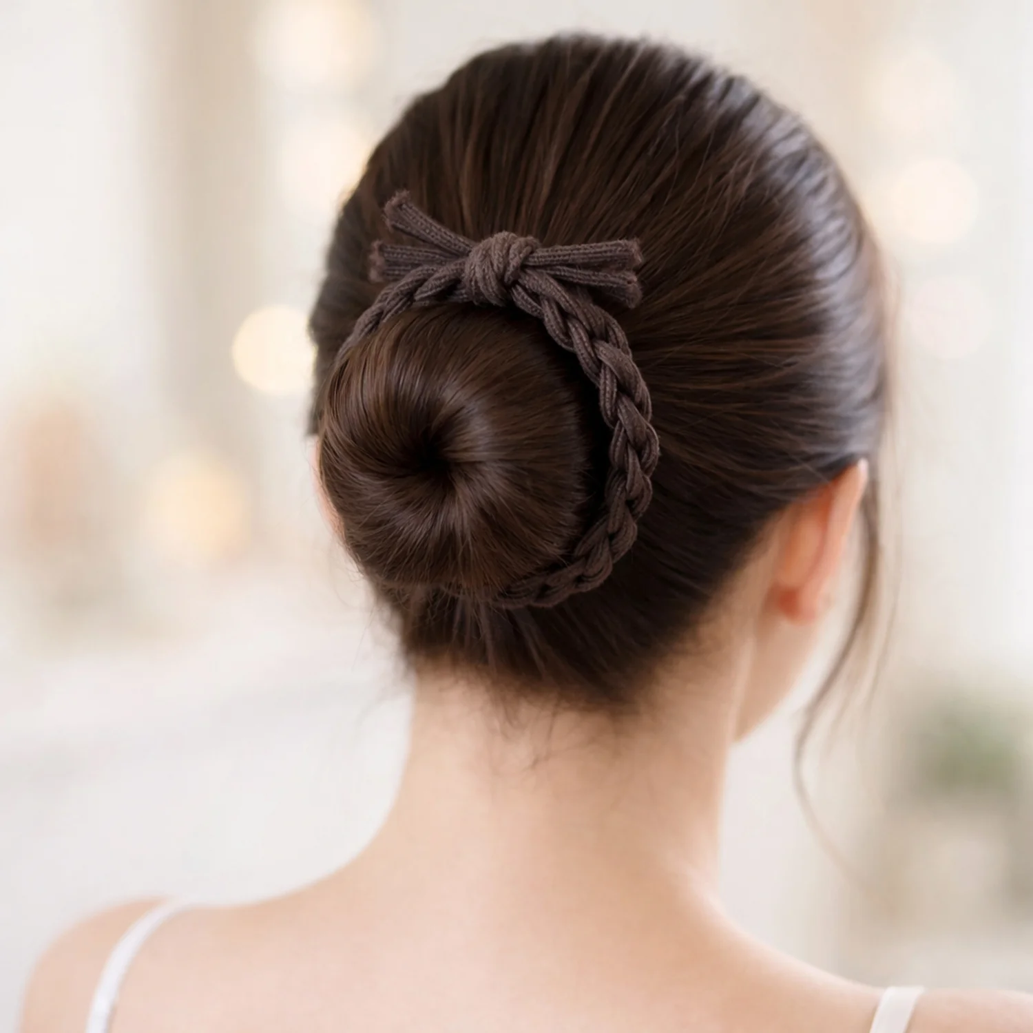 Braided Elastic Hair Bands Set (1 Set) - Image 3
