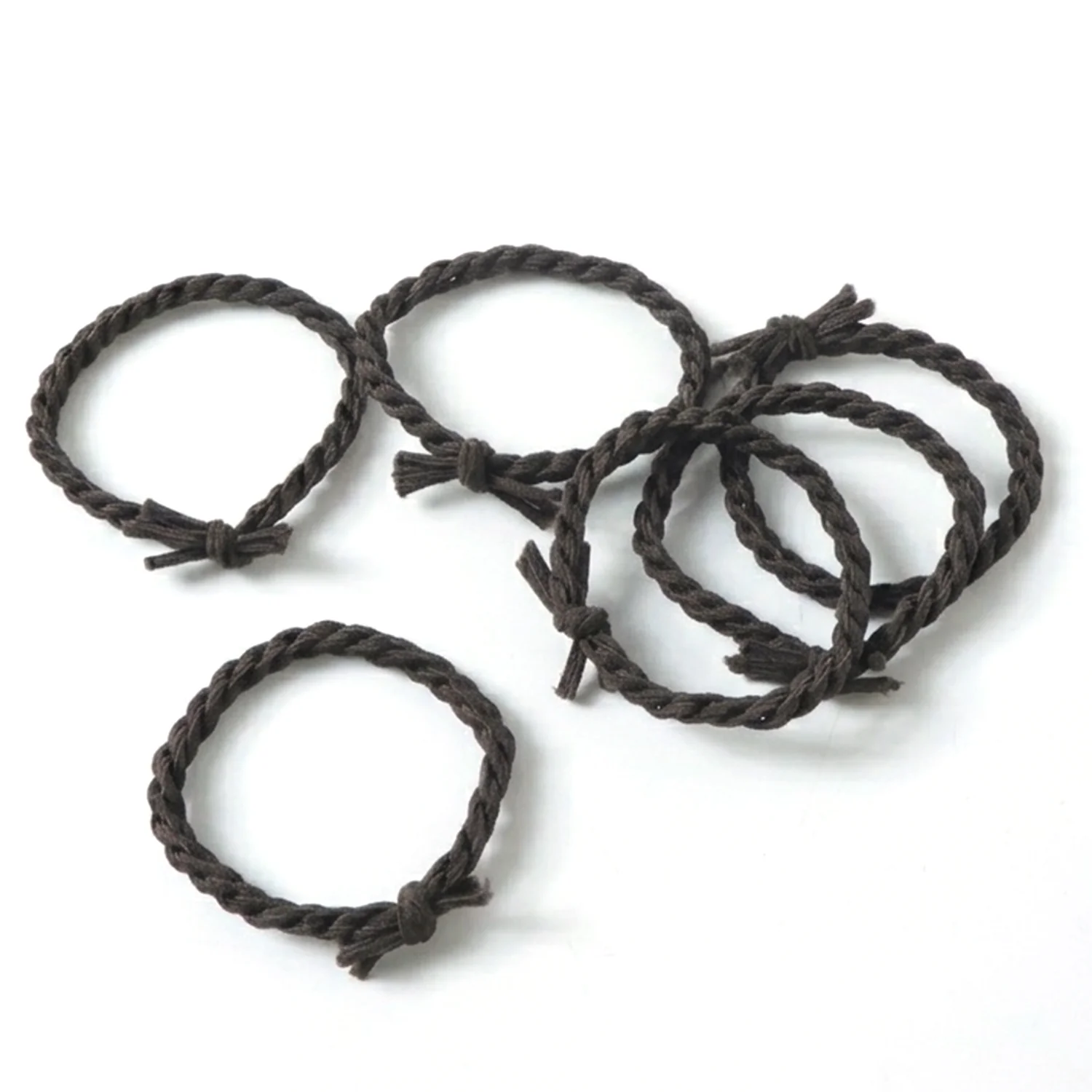 Braided Elastic Hair Bands Set (1 Set) - Image 4