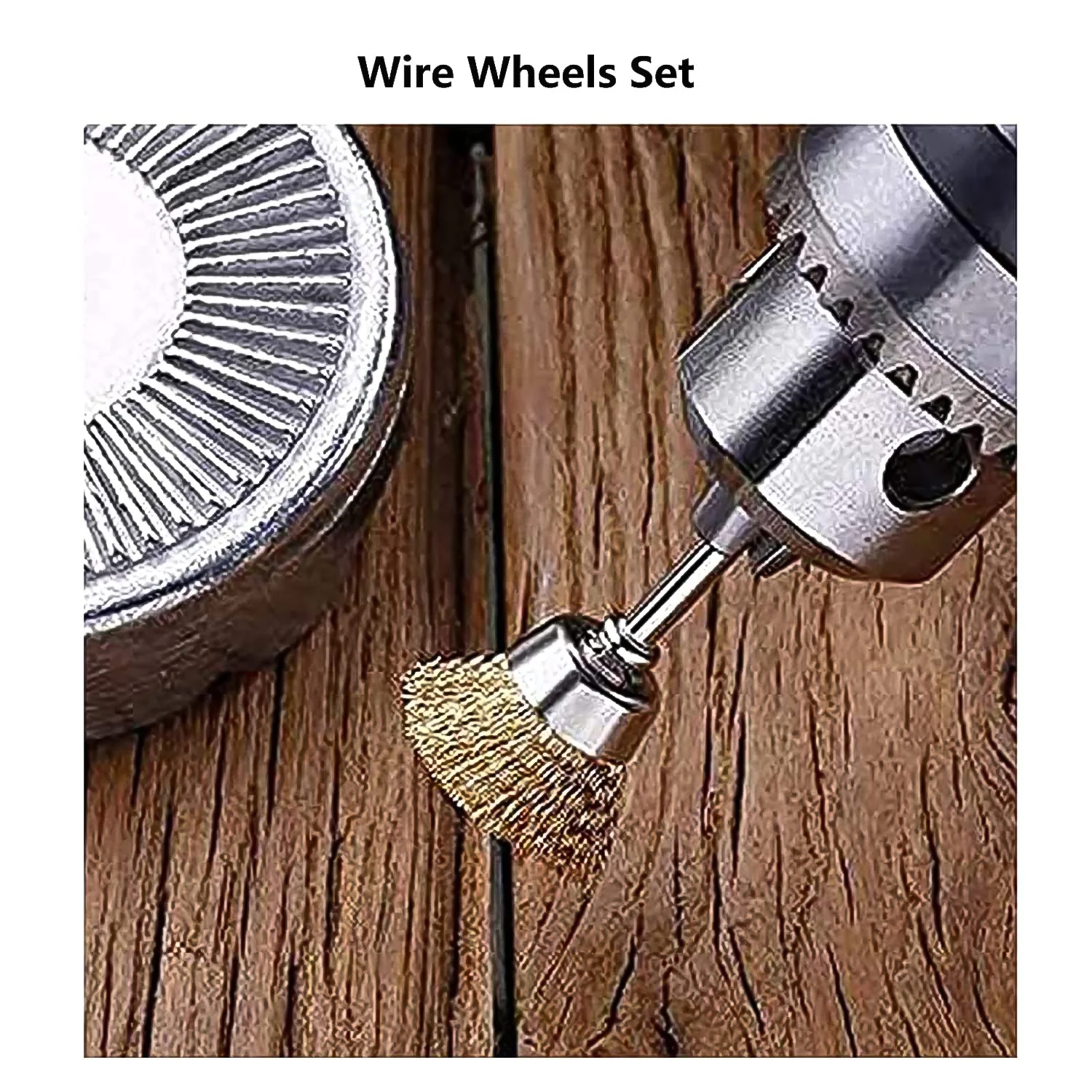 Brass Wire Wheels, 3 Pcs Brass Wire Wheels, Rust Removal Tool - Image 7