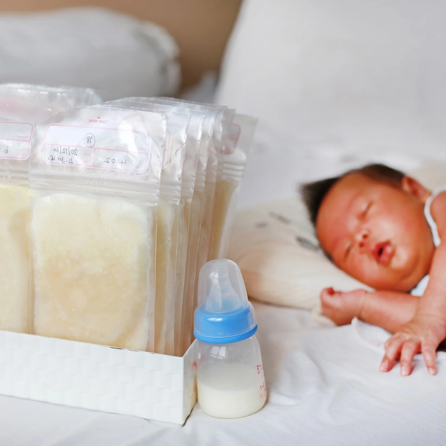 Breastmilk Storage Bags, Double Zipper Seal (60 Pcs Set) - Image 5