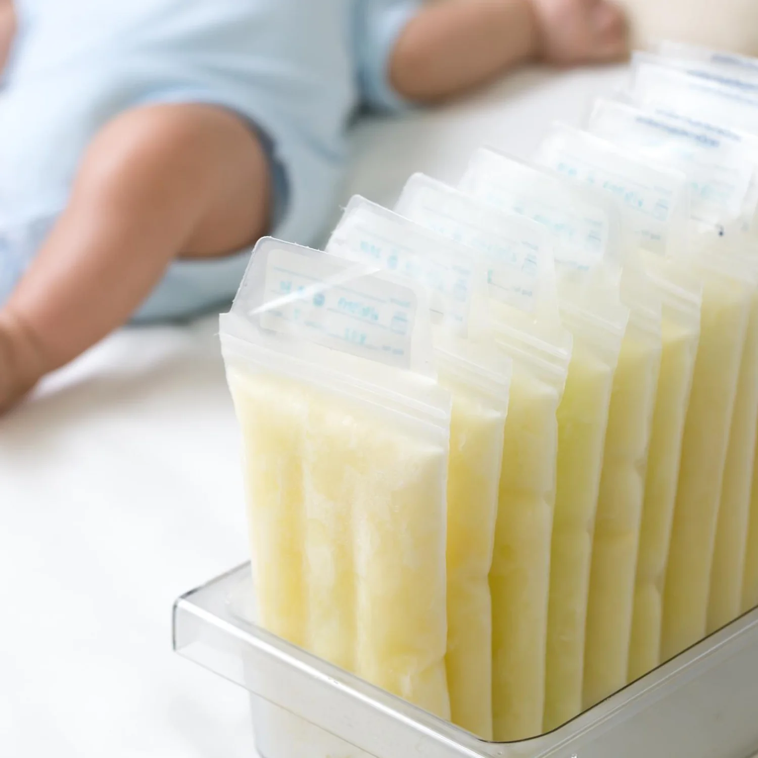 Breastmilk Storage Bags, Double Zipper Seal (60 Pcs Set) - Image 6
