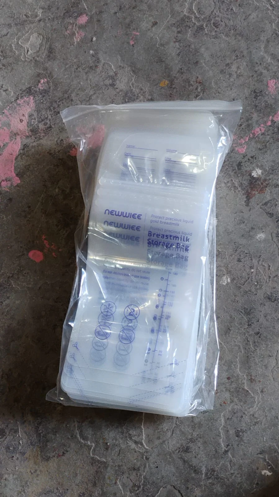 Breastmilk Storage Bags, Double Zipper Seal (60 Pcs Set) - Image 8
