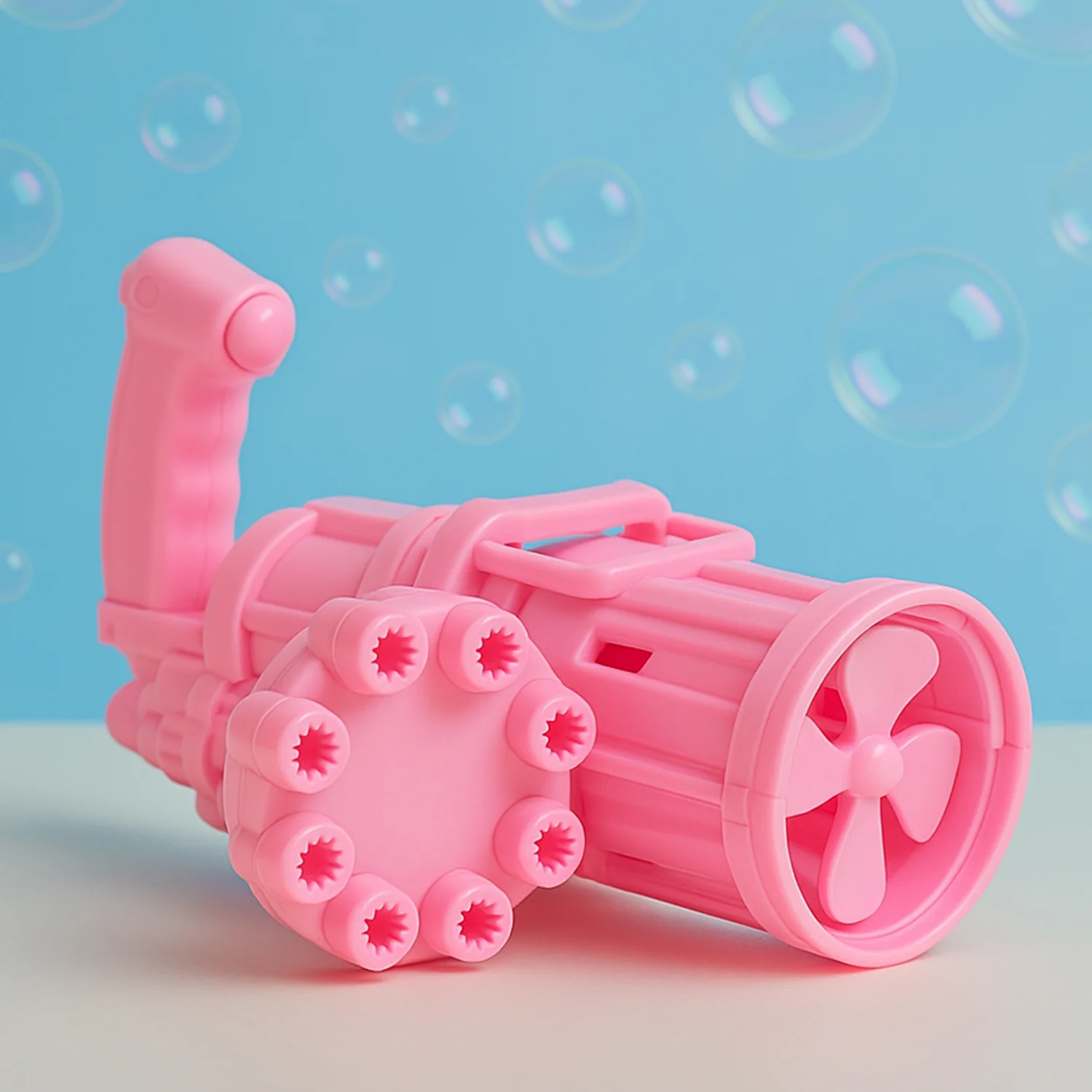 8-Hole battery operated Bubbles Gun Toys for Boys and Girls - Image 6