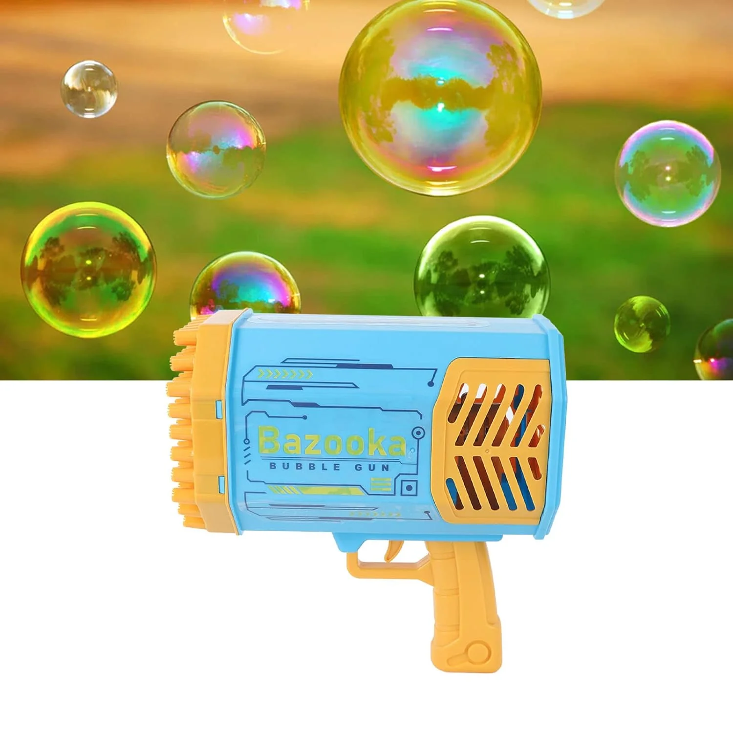 69 Holes Big Rechargeable Bubble Gun Powerful Machine Toy for Kids and Adults - Image 7
