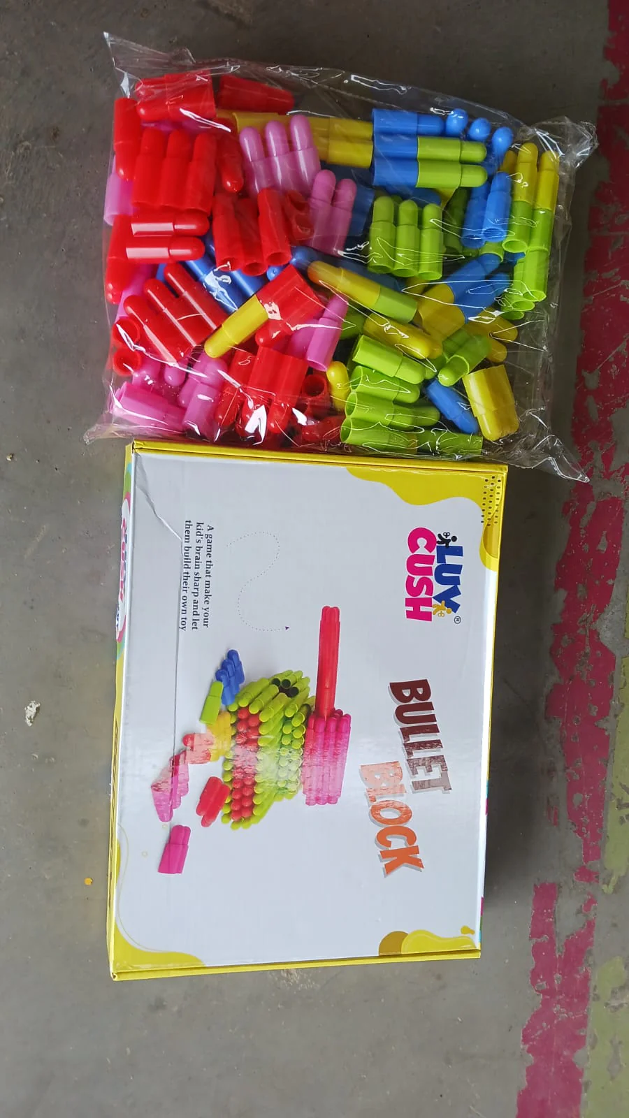 Bullet Blocks Intelligent Kids Creative Bullets Shaped Building (Approx 88 Pcs) - Image 7