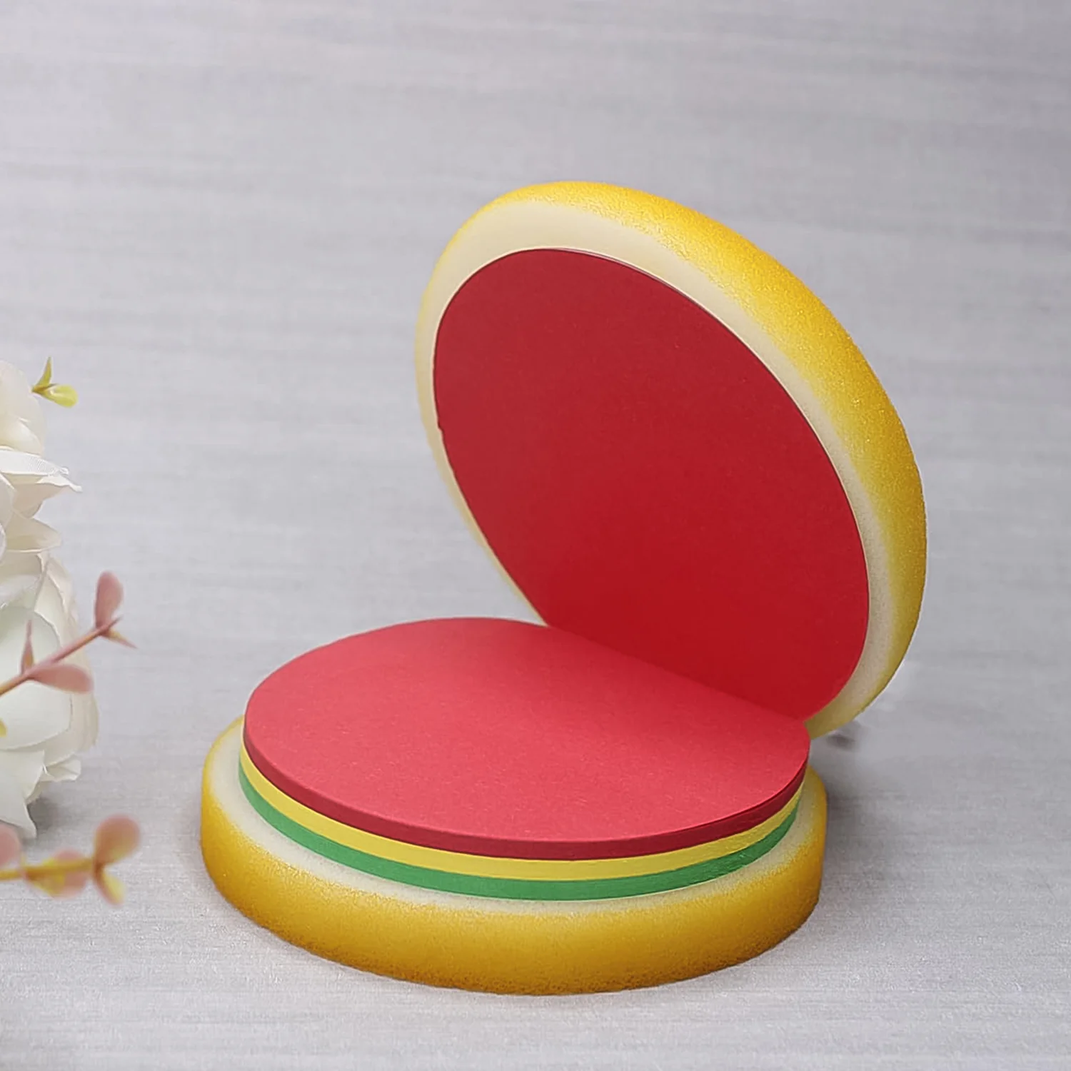 Burger Shaped Note / Sticky Notes / Memo Notes, Unique Mini Notes (Multicolor) - Image 4