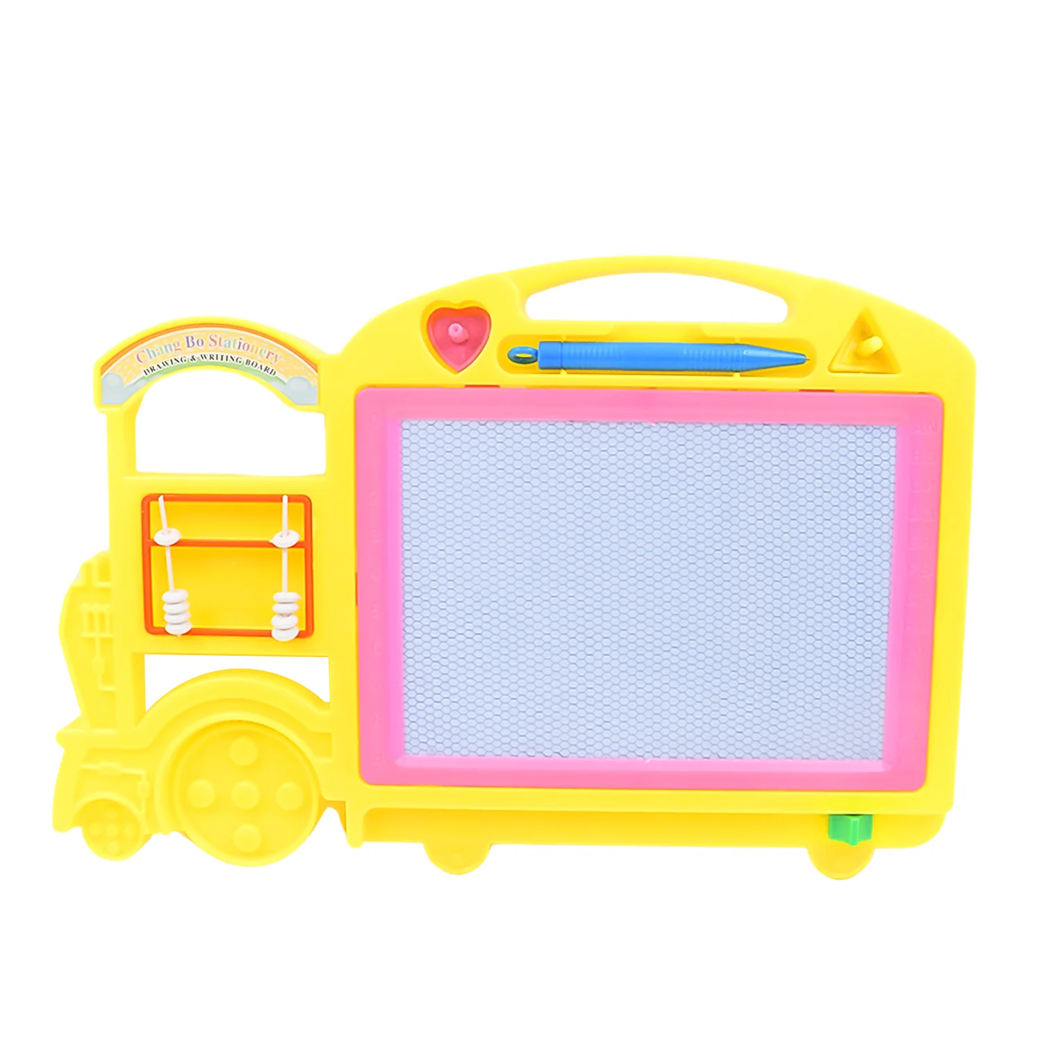Bus Shape Drawing & Writing Slate Board for Kids (1 pc / 32 × 21 Cm) - Image 6