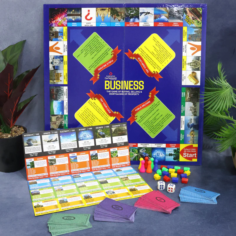 Business Board Game Property Trading, Buying, Selling & Mortgage Strategy Game - Image 2