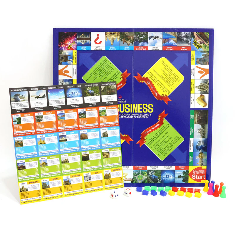 Business Board Game Property Trading, Buying, Selling & Mortgage Strategy Game - Image 4