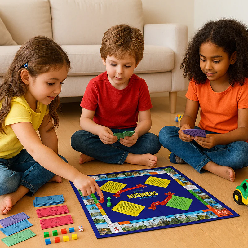Business Board Game Property Trading, Buying, Selling & Mortgage Strategy Game - Image 5