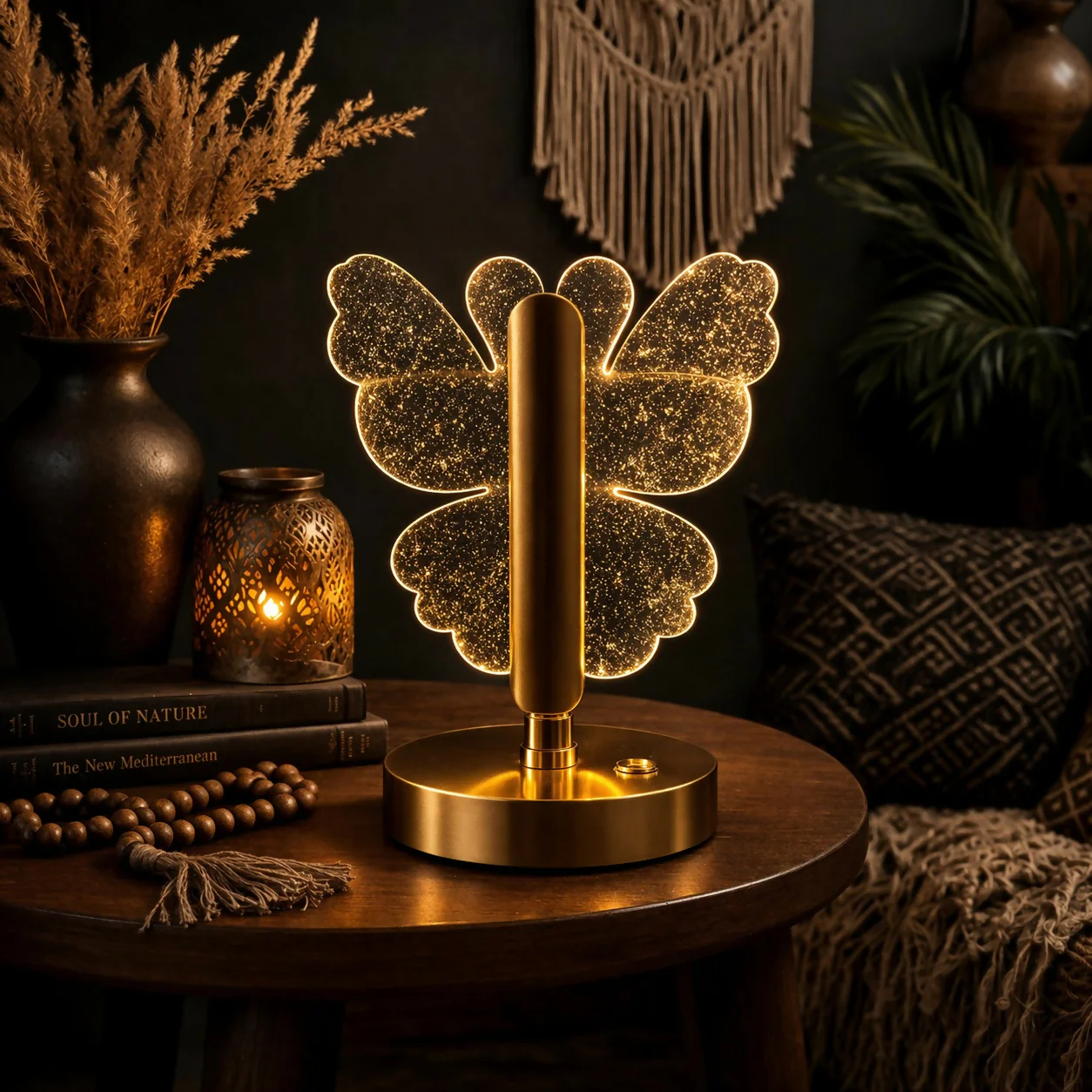 Butterfly LED Table Lamp Decorative Warm Light Night Lamp (Pattern may vary) - Image 2
