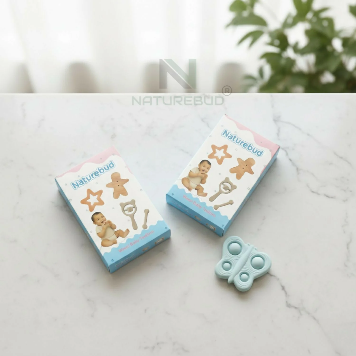 Butterfly shaped pop it silicone teether - Image 3