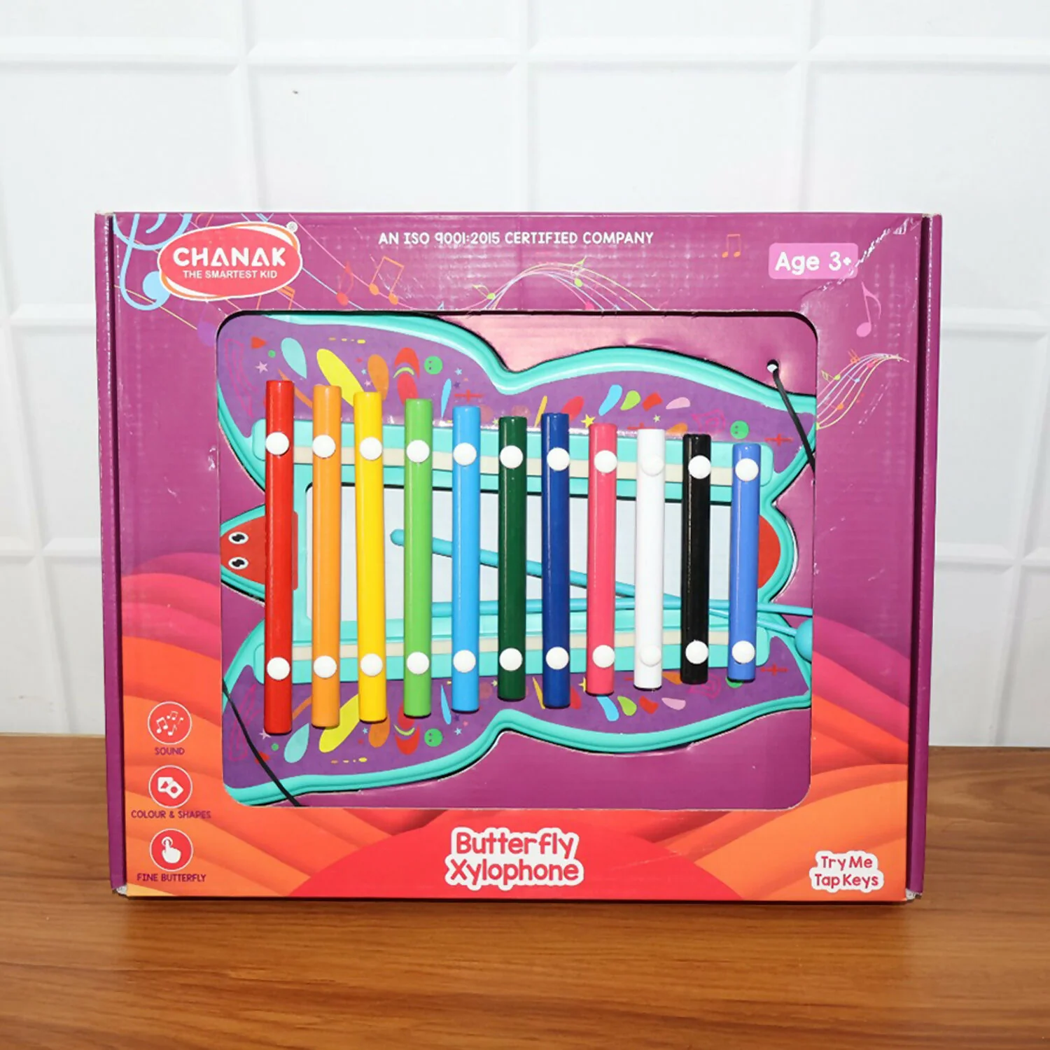 Butterfly Xylophone – Colorful 12-Tone Learning Toy with Dual Mallets - Image 7