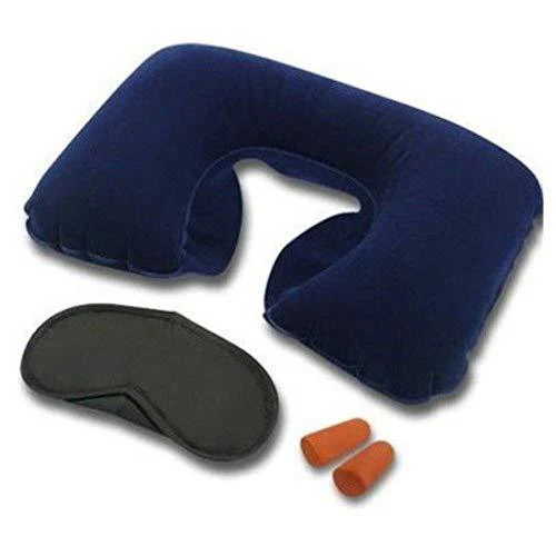3in1 Air Travel Kit with Pillow, Ear Buds & Eye Mask - Image 3