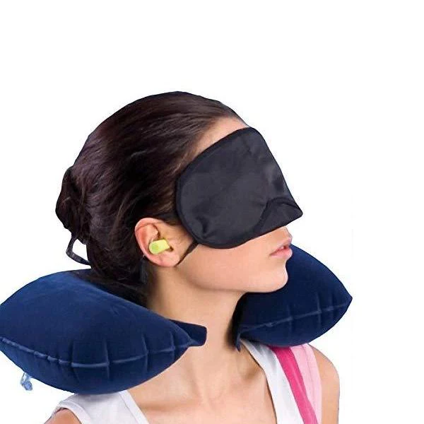 3in1 Air Travel Kit with Pillow, Ear Buds & Eye Mask - Image 6
