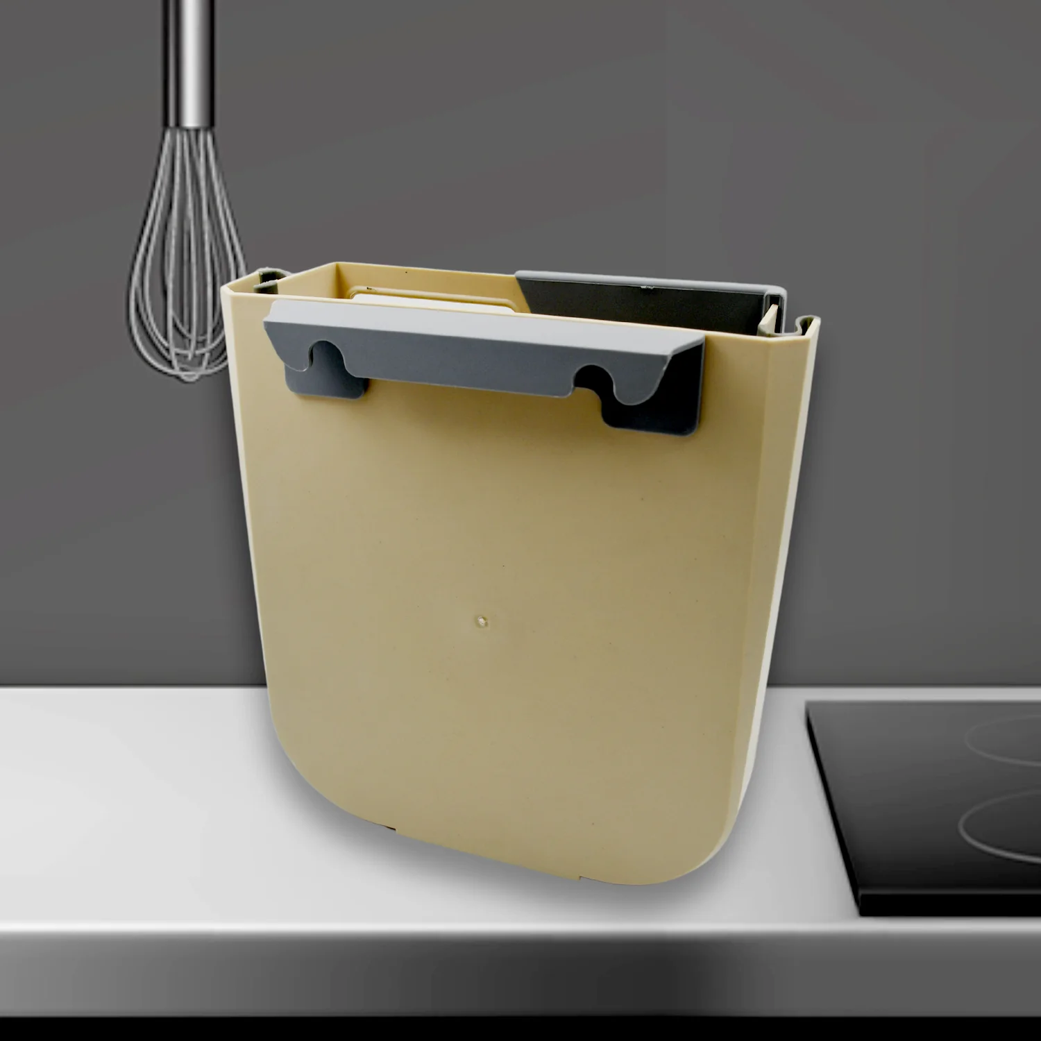 Foldable Hanging Trash Can – Space-Saving Waste Bin for Kitchen, Bathroom & Car - Image 4