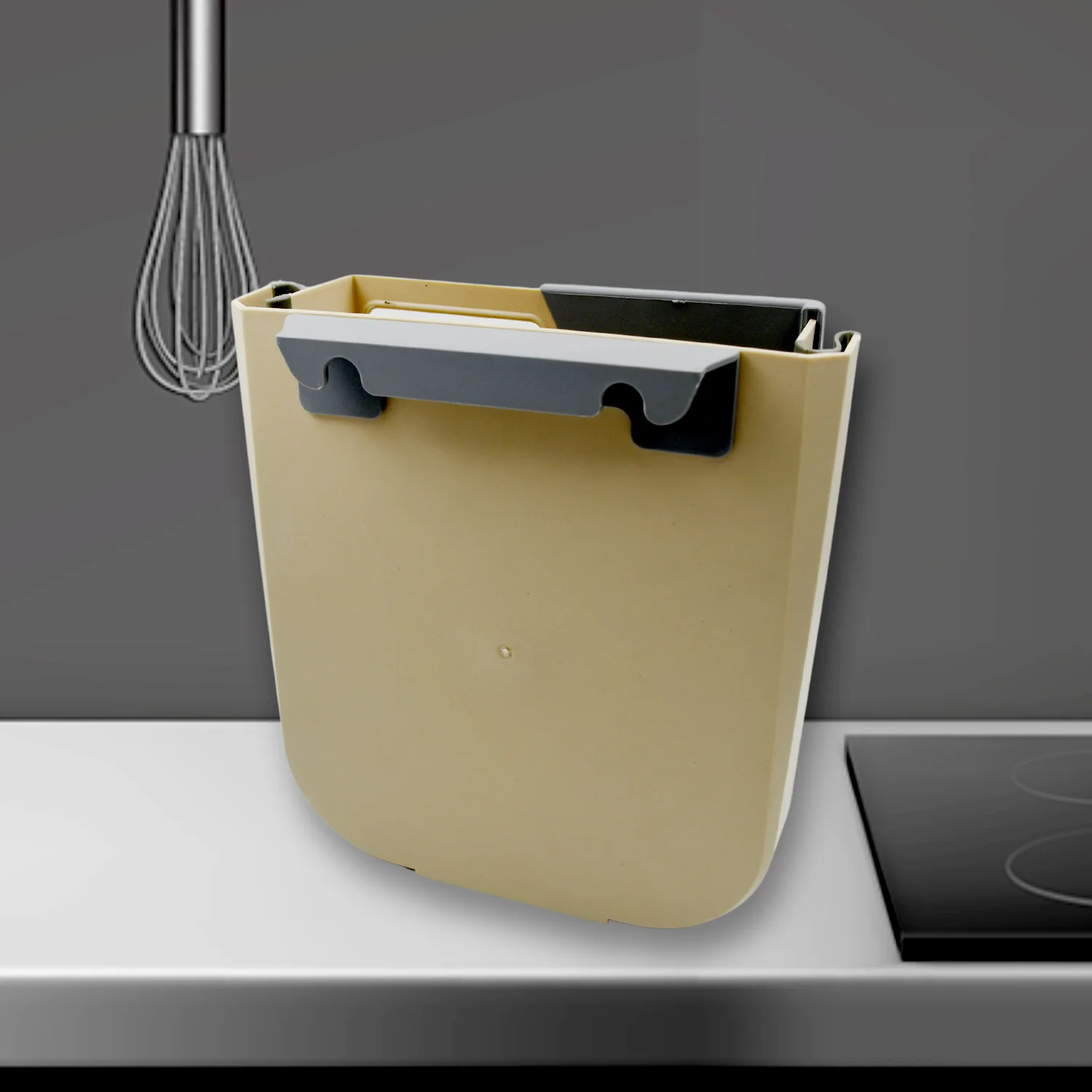 Foldable Hanging Trash Can – Space-Saving Waste Bin for Kitchen, Bathroom & Car - Image 6