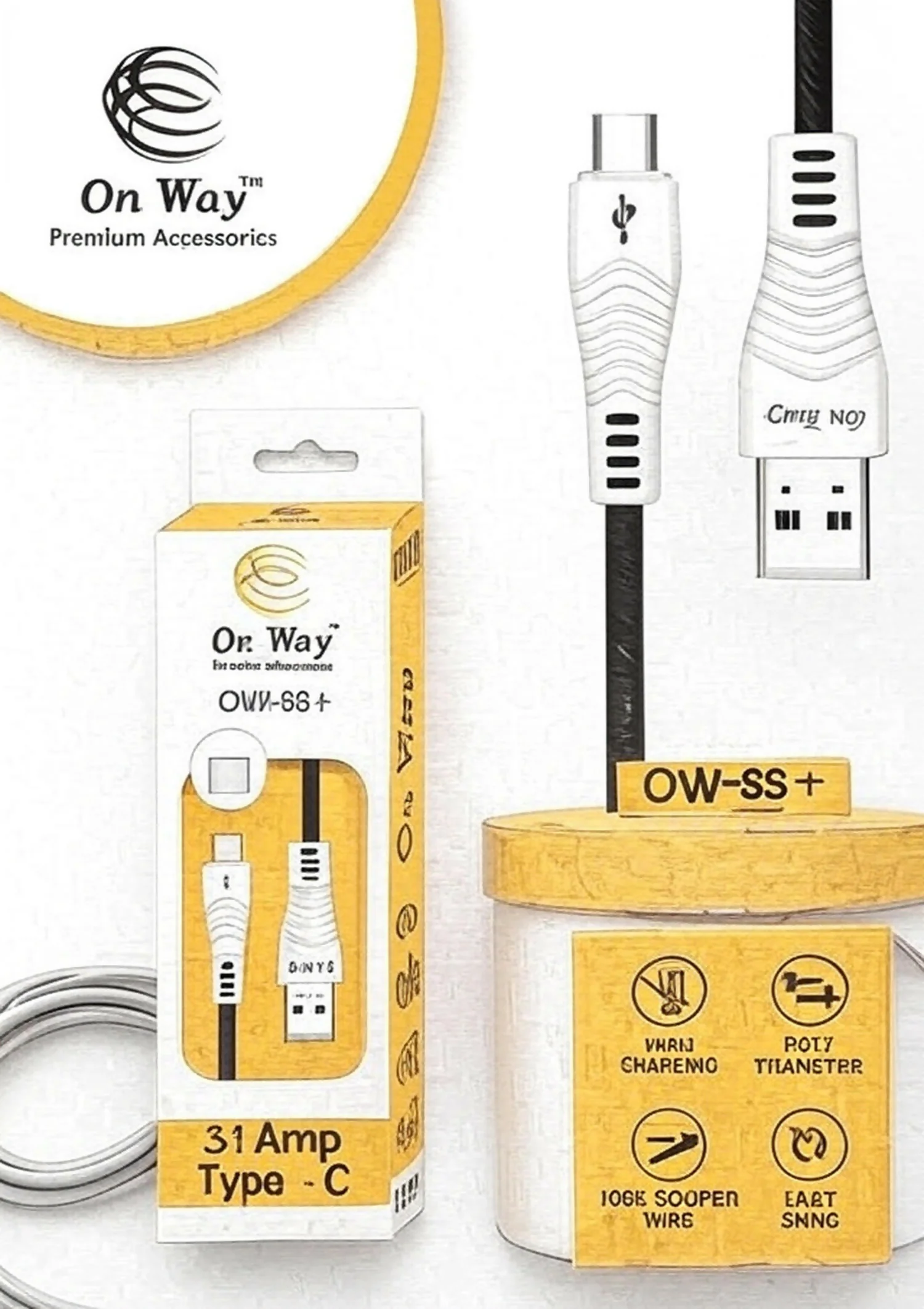 CABLE 35W TYPE C OW-88+ ONWAY - Image 2