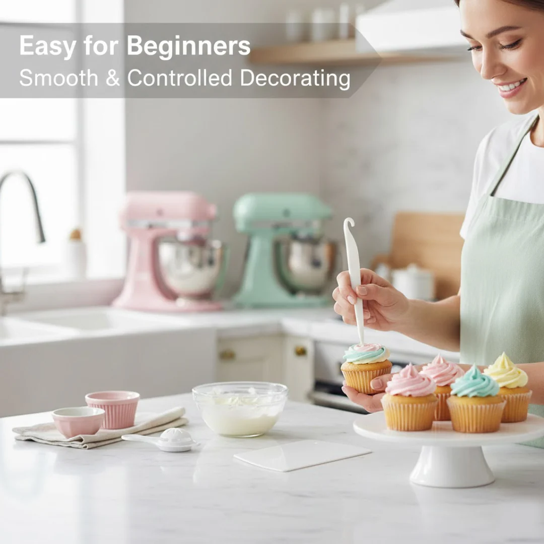Essential Cake Decorating Kit: 3-Piece Set for Bakers of All Levels - Image 2