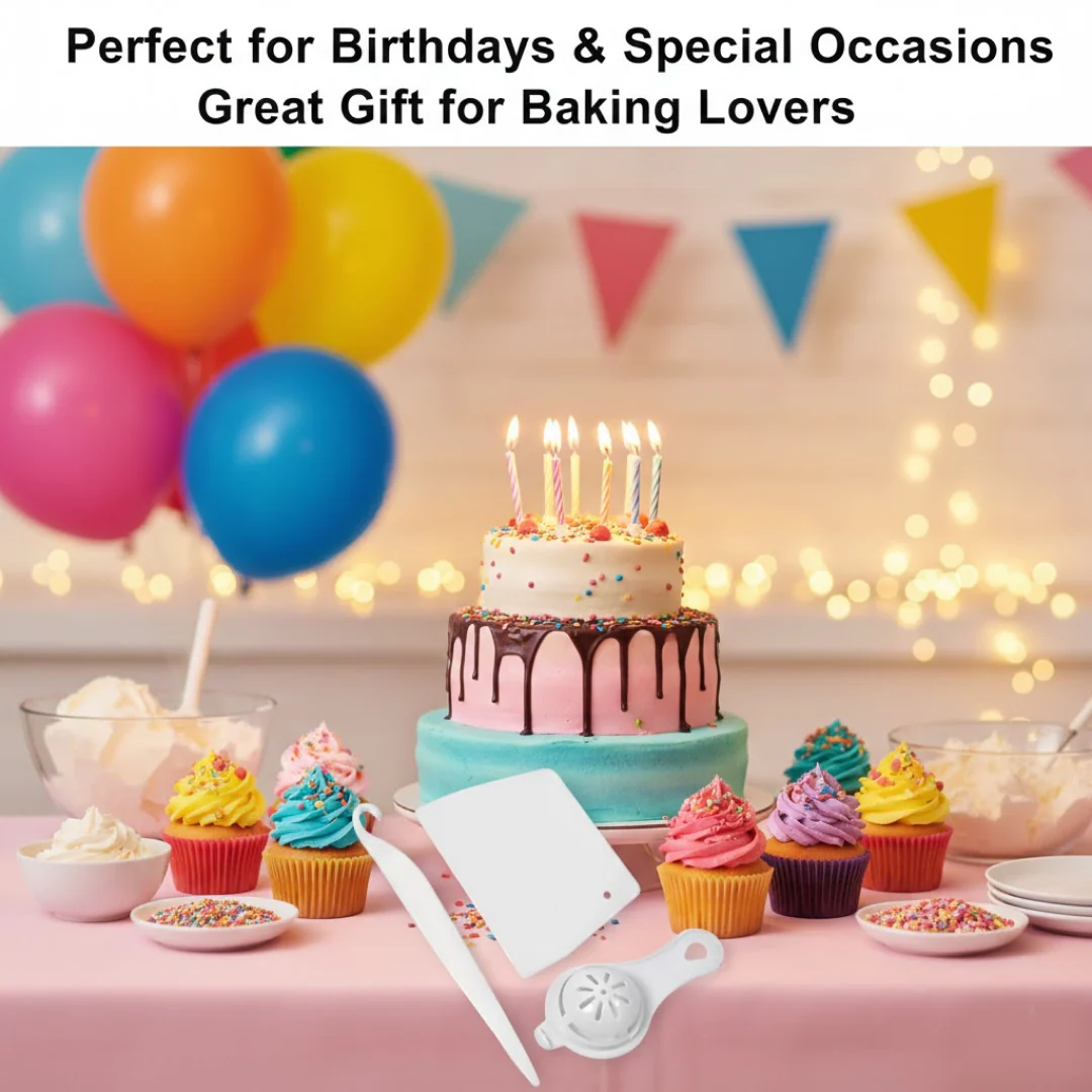 Essential Cake Decorating Kit: 3-Piece Set for Bakers of All Levels - Image 4