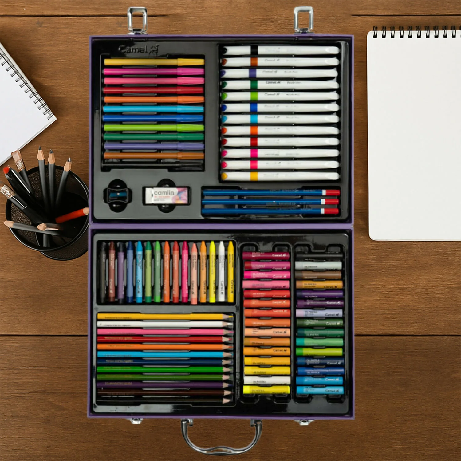 Camel Art Studio Kit – 80+ Pcs Complete Art & Drawing Set - Image 2
