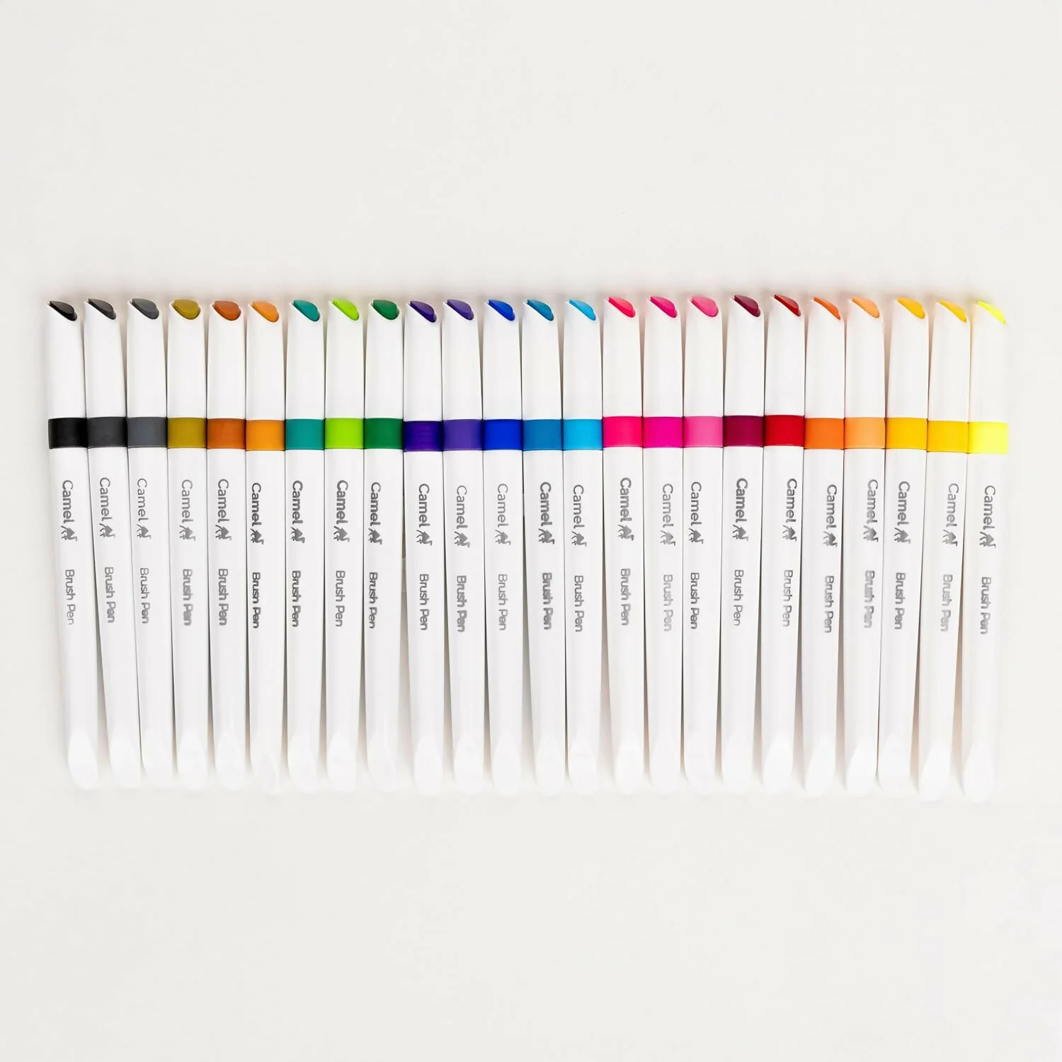 Camel Brush Pens – 24 Vibrant Shades (Flexible Tip for Watercolor, Lettering) - Image 5