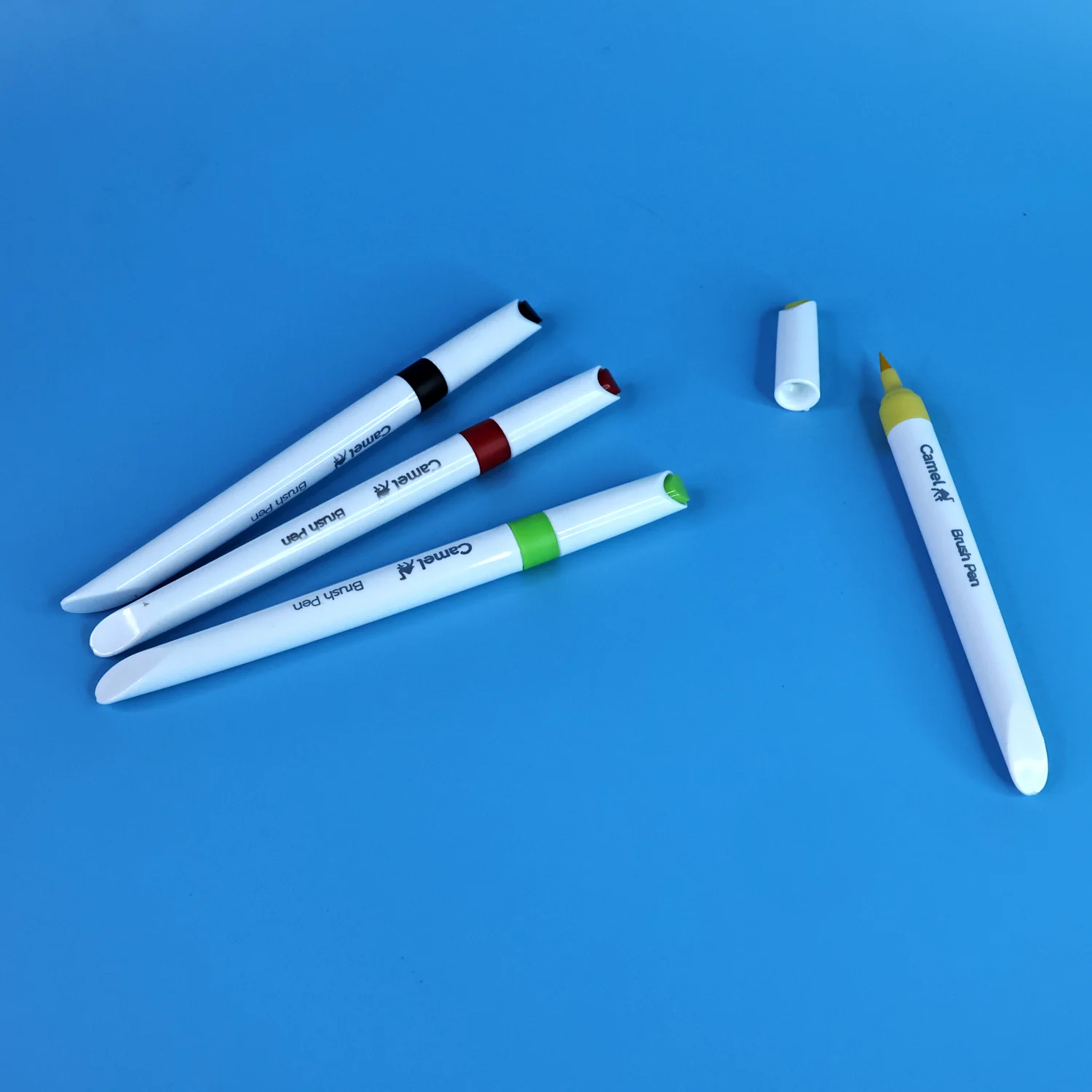 Camel Brush Pens – 6 Vibrant Shades (Flexible Tip for Watercolor, Lettering & Sketching) - Image 5