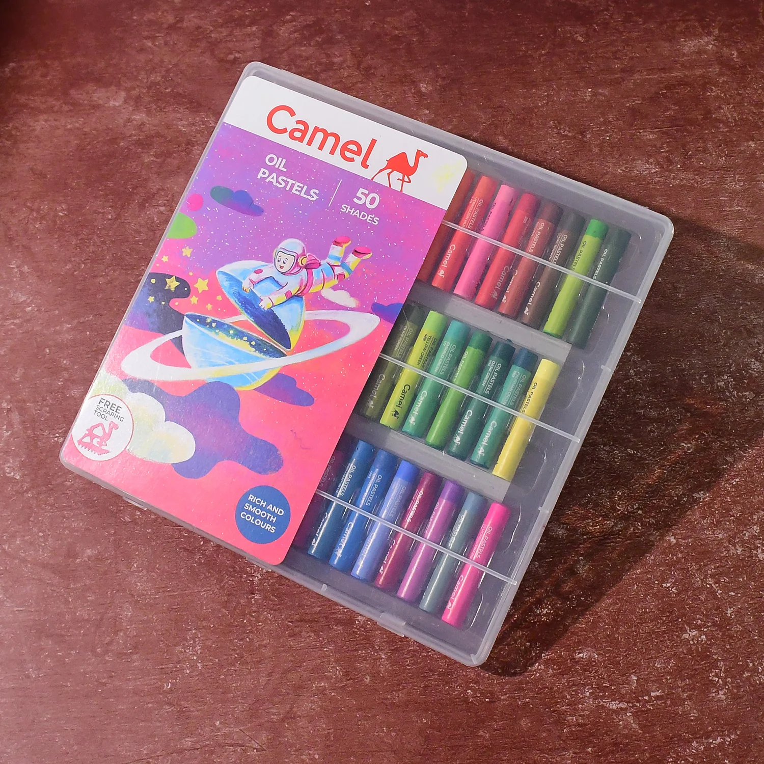 Camel Crayons with Extra Smooth Color Box - 50 Shades - Image 3