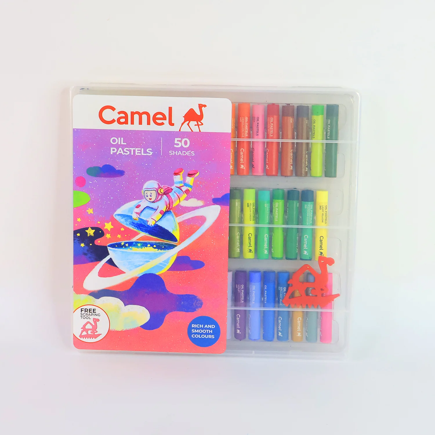 Camel Crayons with Extra Smooth Color Box - 50 Shades - Image 5