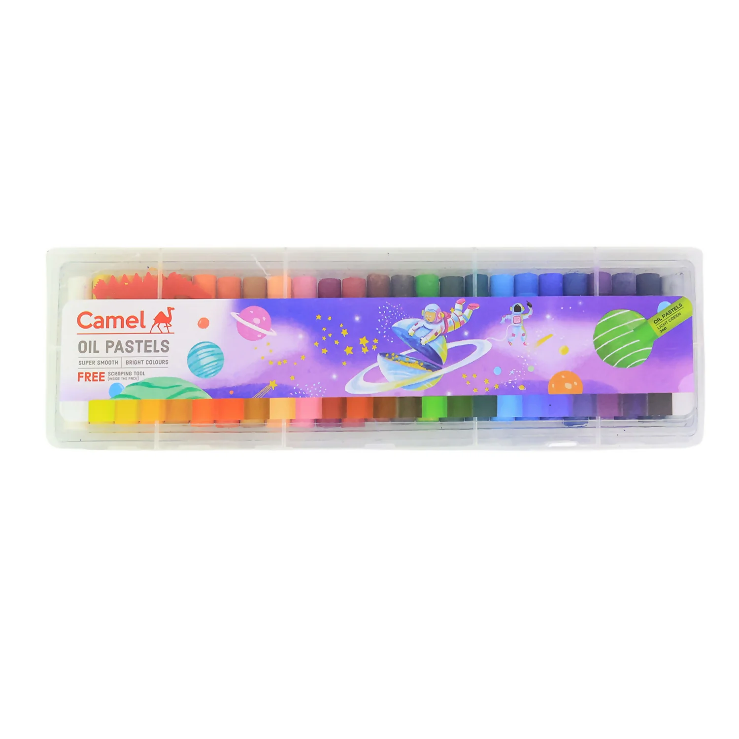 Camel Oil Pastels 25 Assorted Shades with Free Scraping Tool - Image 5
