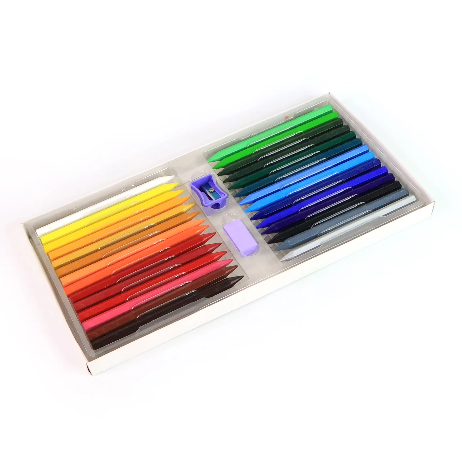 Camel Plastic Crayons with Free Sharpener & Eraser - 28 Shades - Image 4