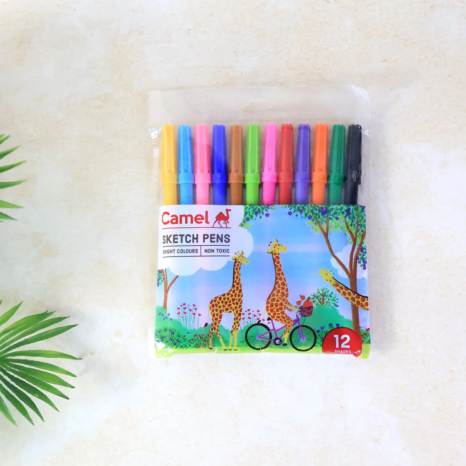 Camel Sketch Pens – 12 Colorful Shades Drawing, Sketching, and Artistic Creativity - Image 2