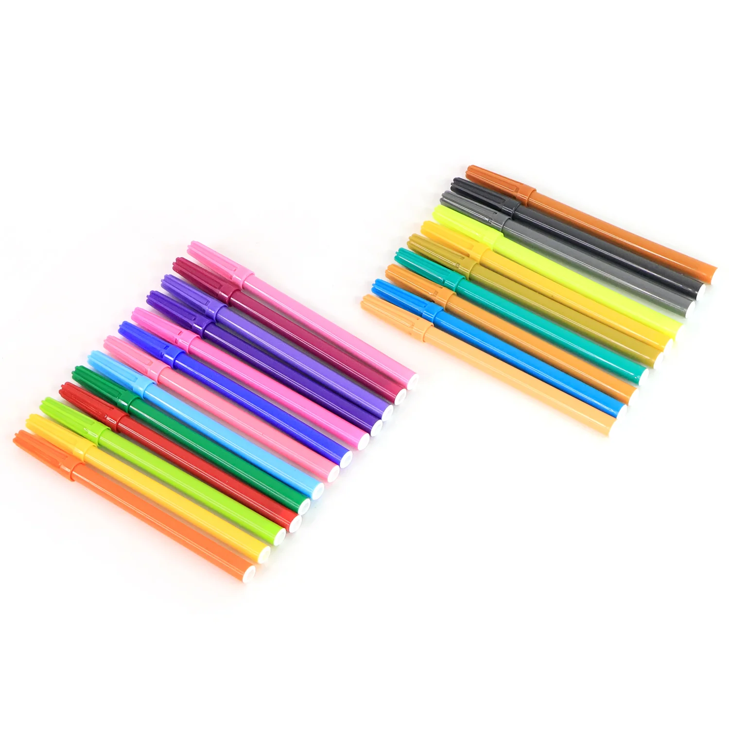 Camel Sketch Pens color with stantil alphabet – 24 Shades - Image 13