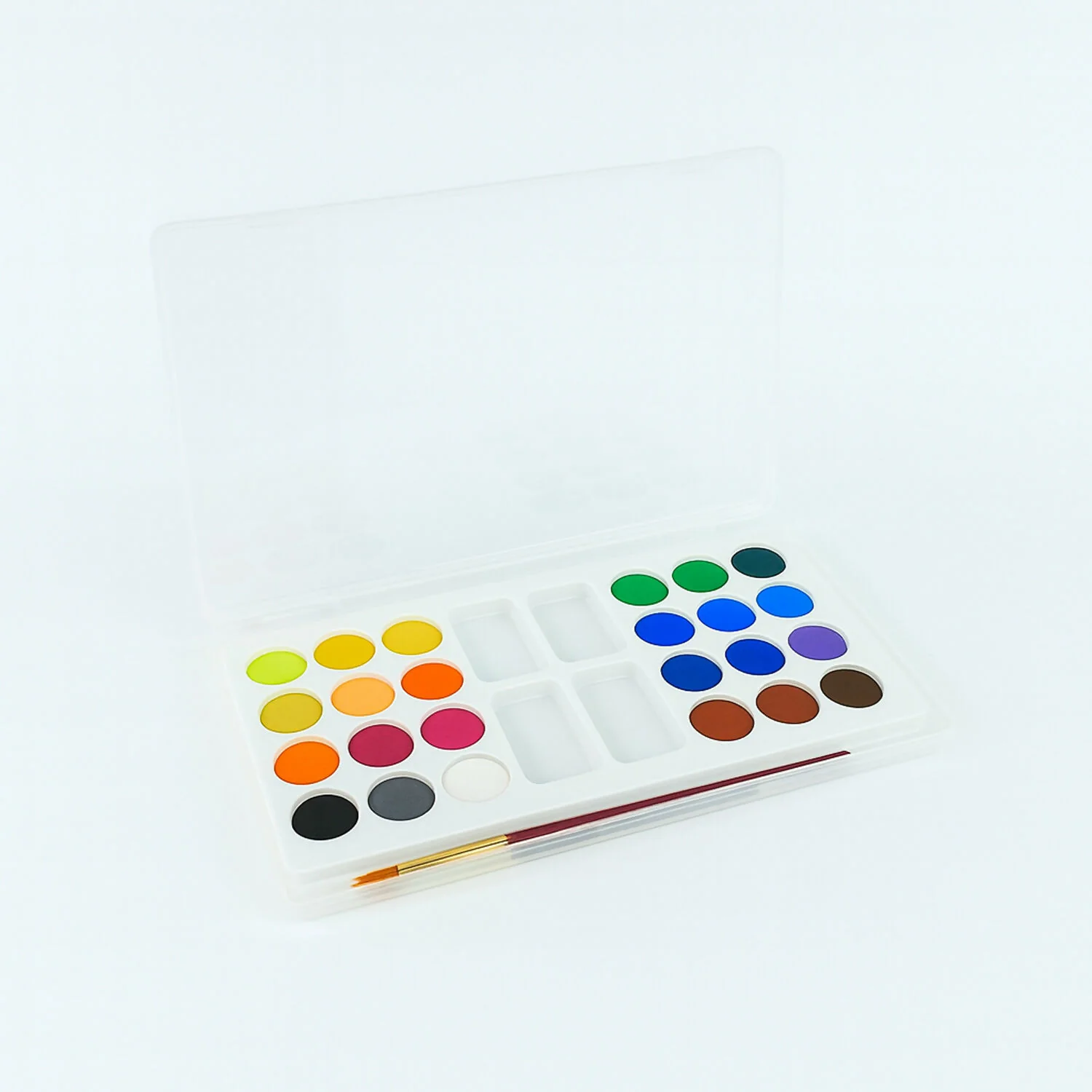 Camel Water Colour Cakes – 24 Bright Shades with Brush - Image 3