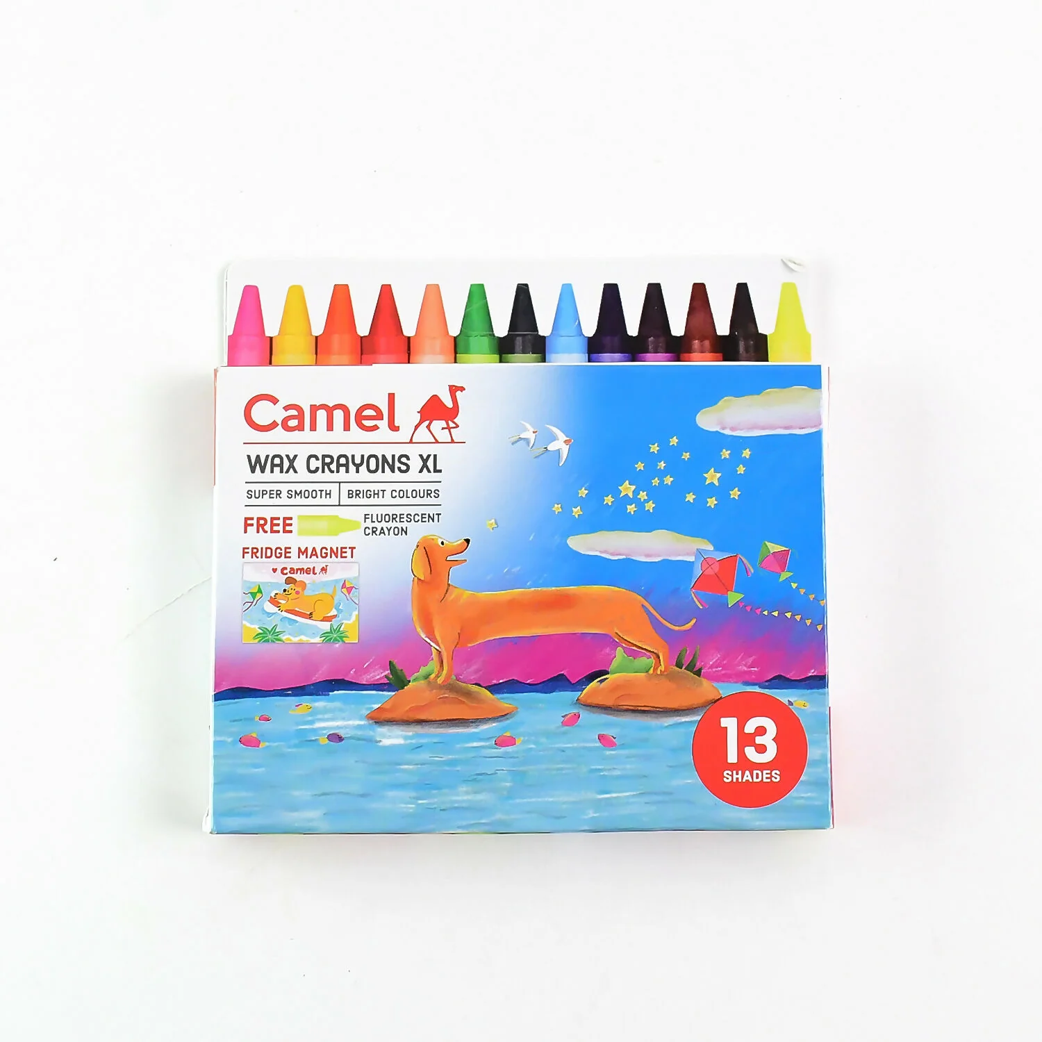 Camel Wax Crayons Extra Long - 13 Shades - Image 5