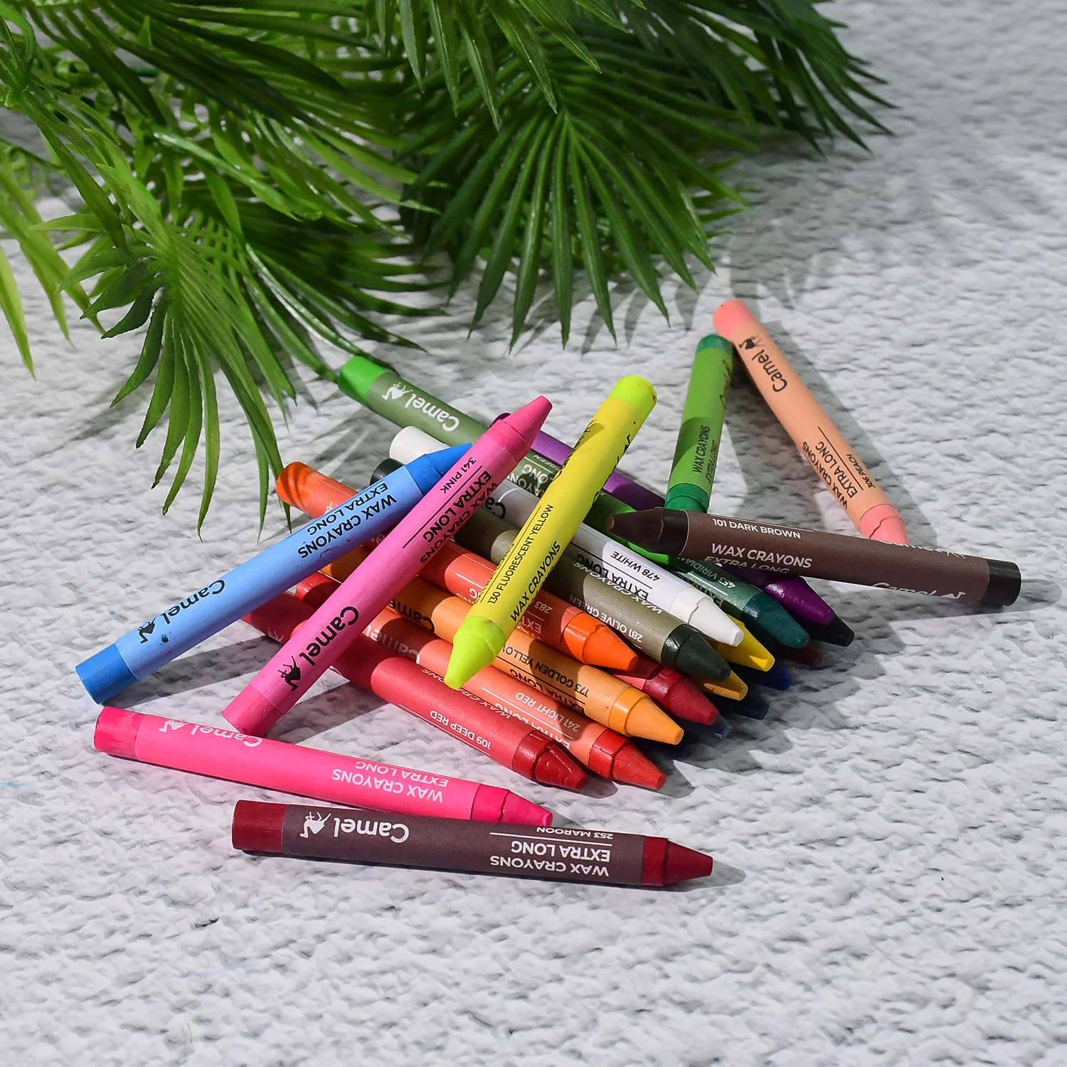 Camel Wax Crayons Extra Long – 26 Vibrant Shades - Image 3