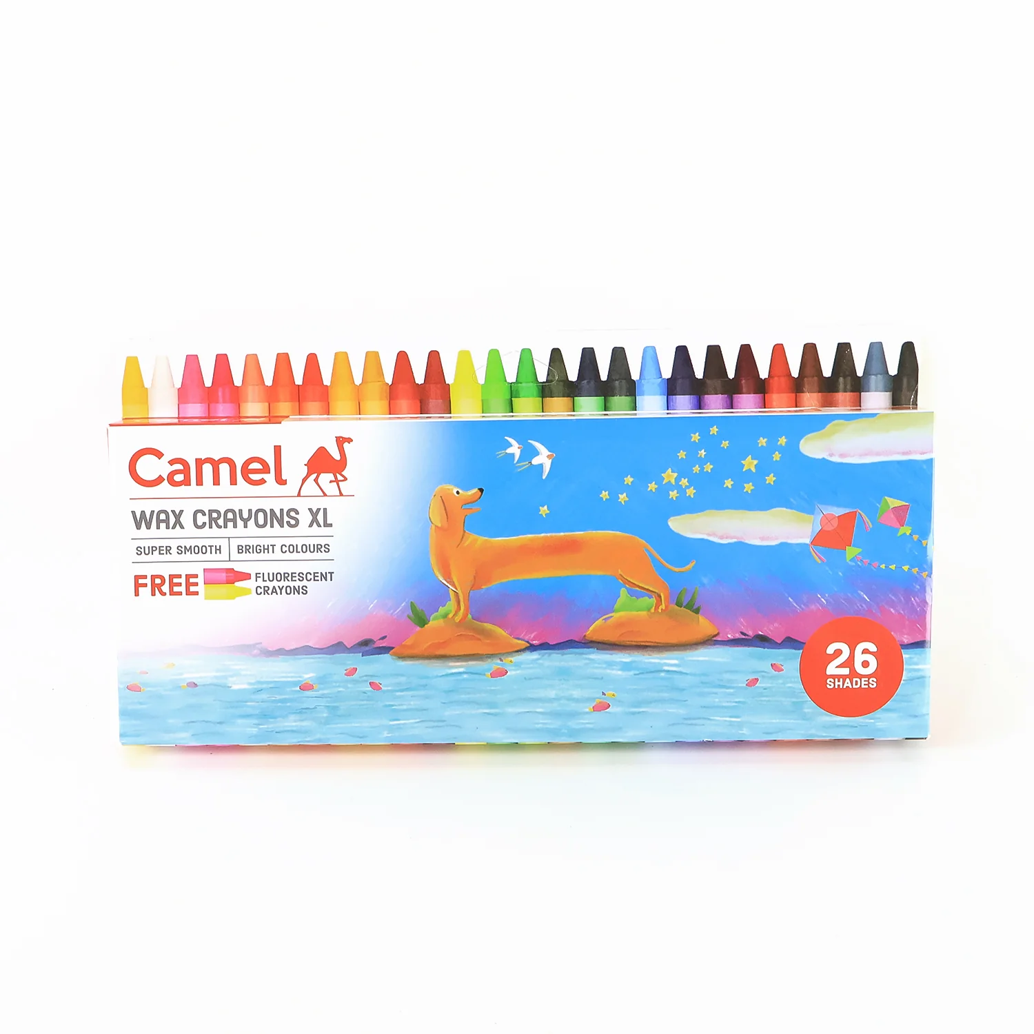 Camel Wax Crayons Extra Long – 26 Vibrant Shades - Image 5