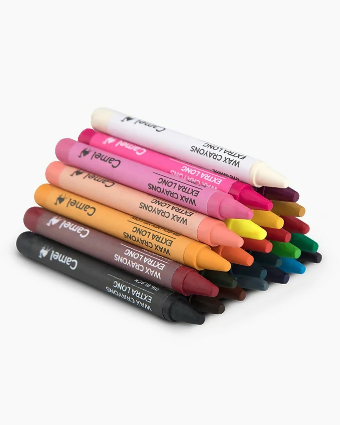 Camel Wax Crayons Extra Long – 26 Vibrant Shades - Image 9