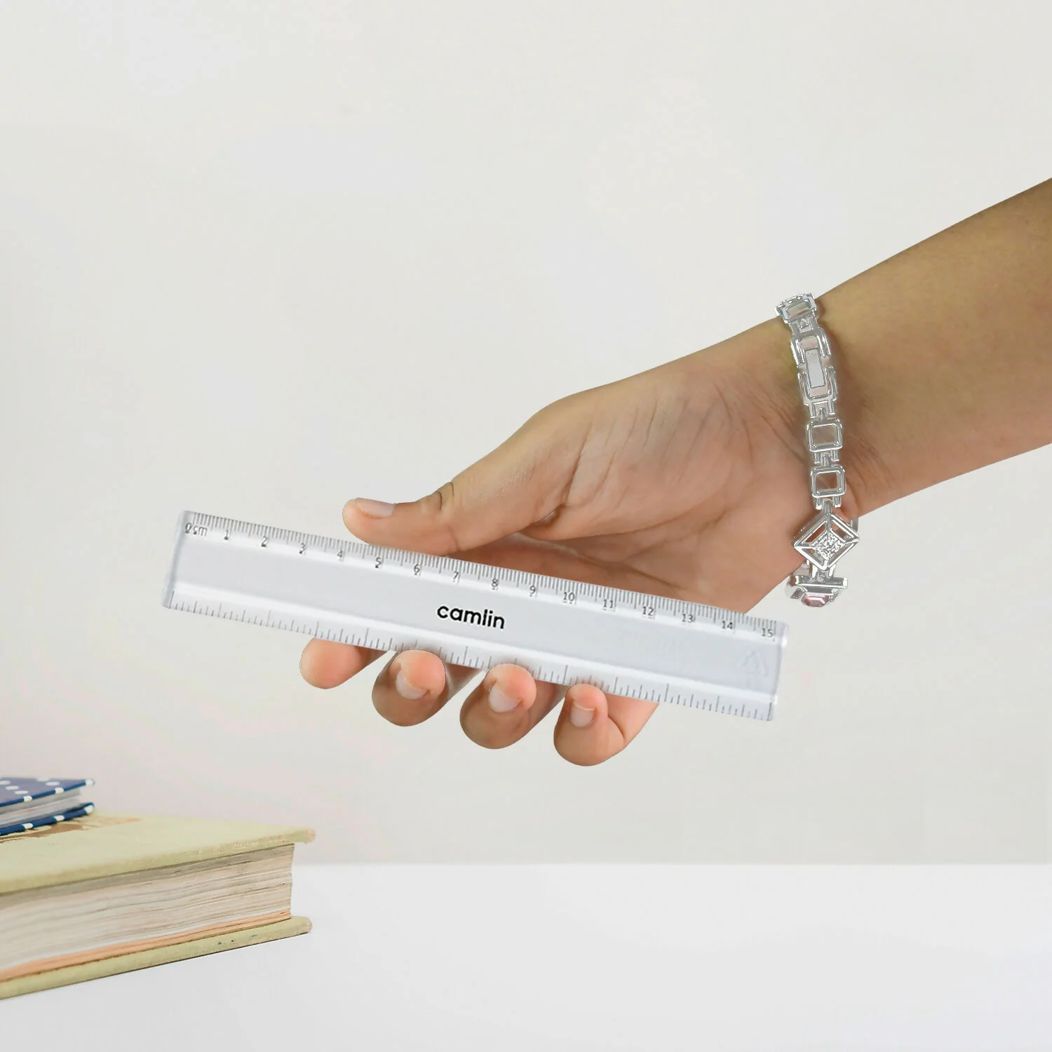 Camlin 15 cm Transparent Plastic Scale Pack of 10 Units - Image 4