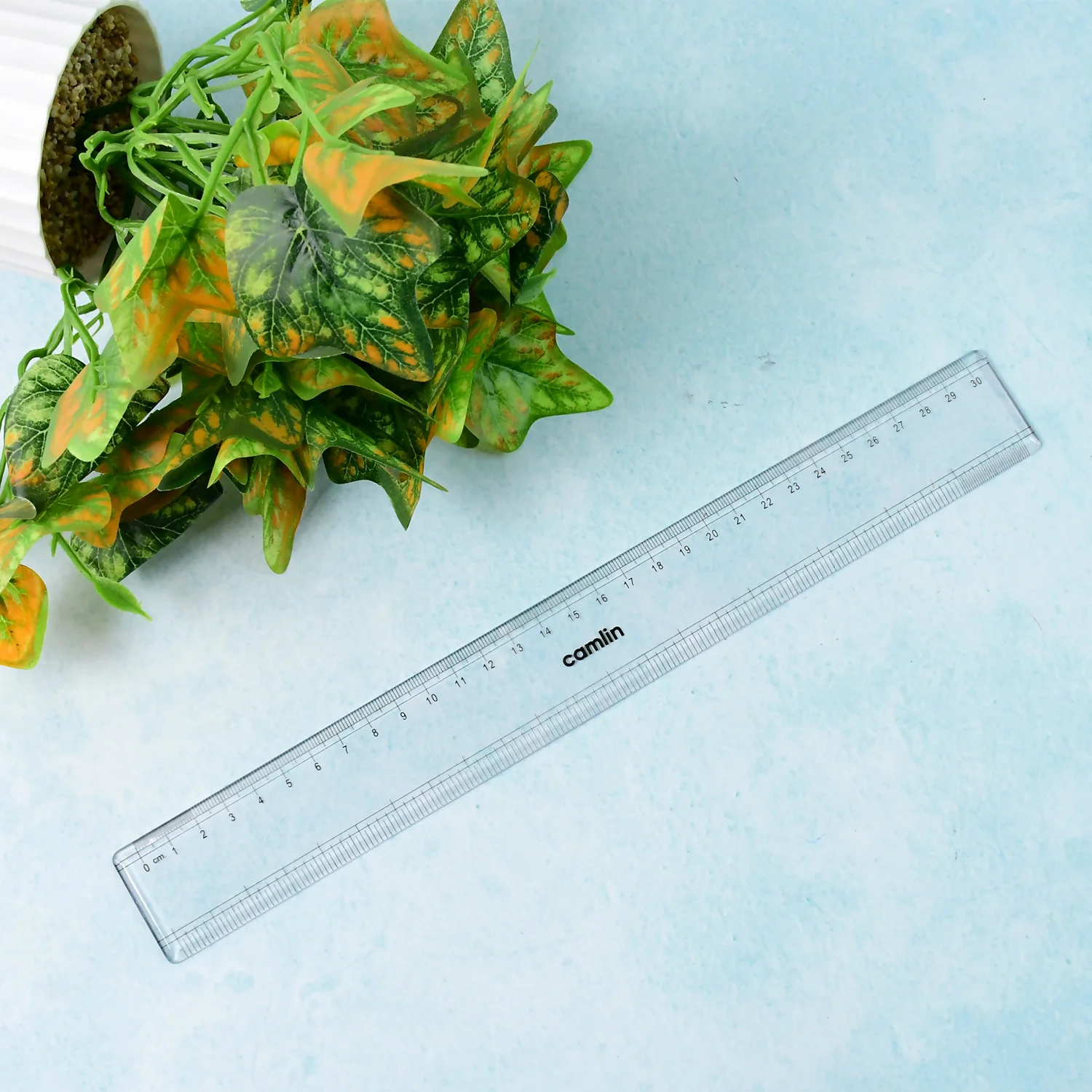 Camlin 30 cm Transparent Plastic Scale Ruler (1 Pc) - Image 2